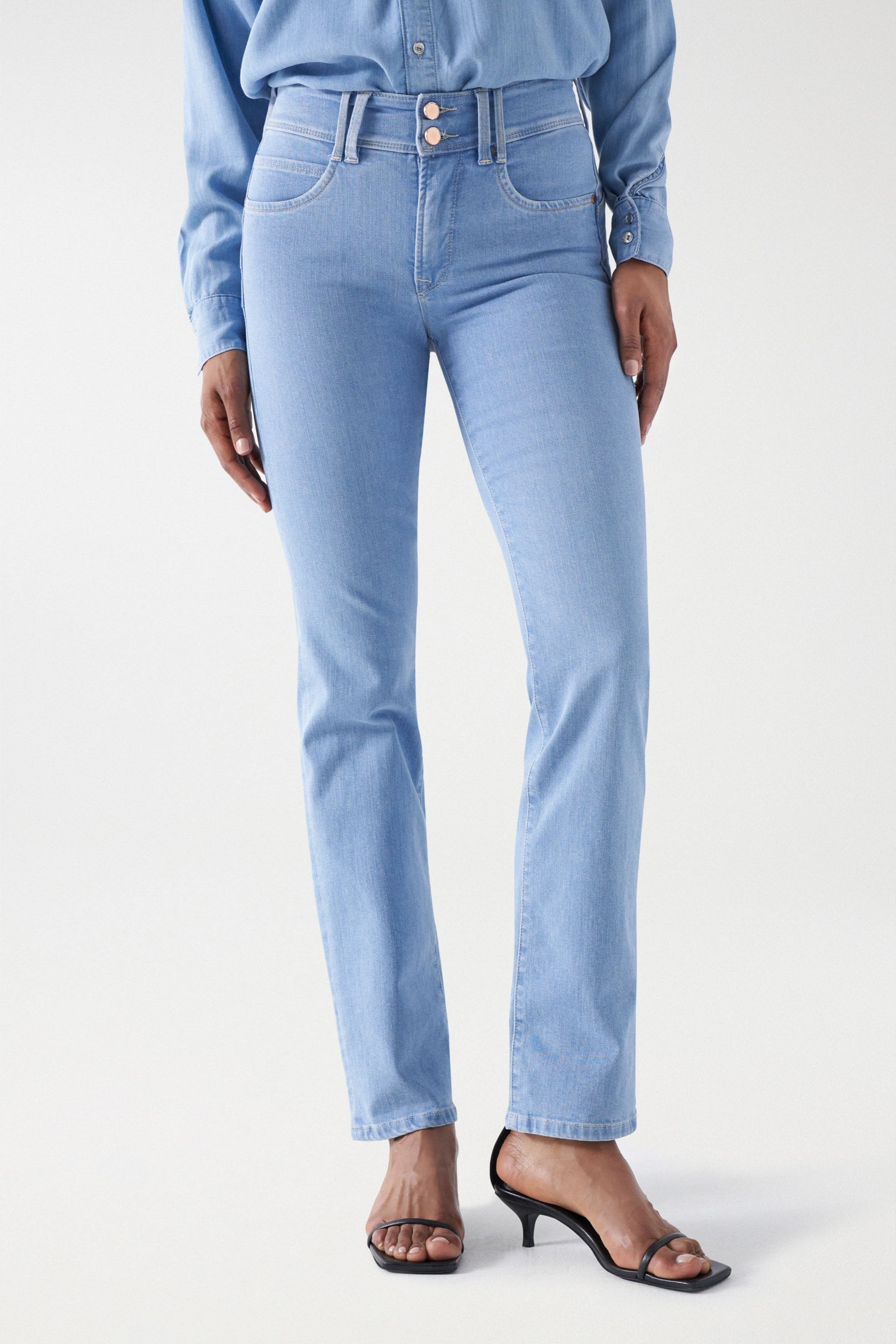 Secret Straight en jeans Light Wash Salsa Jeans   