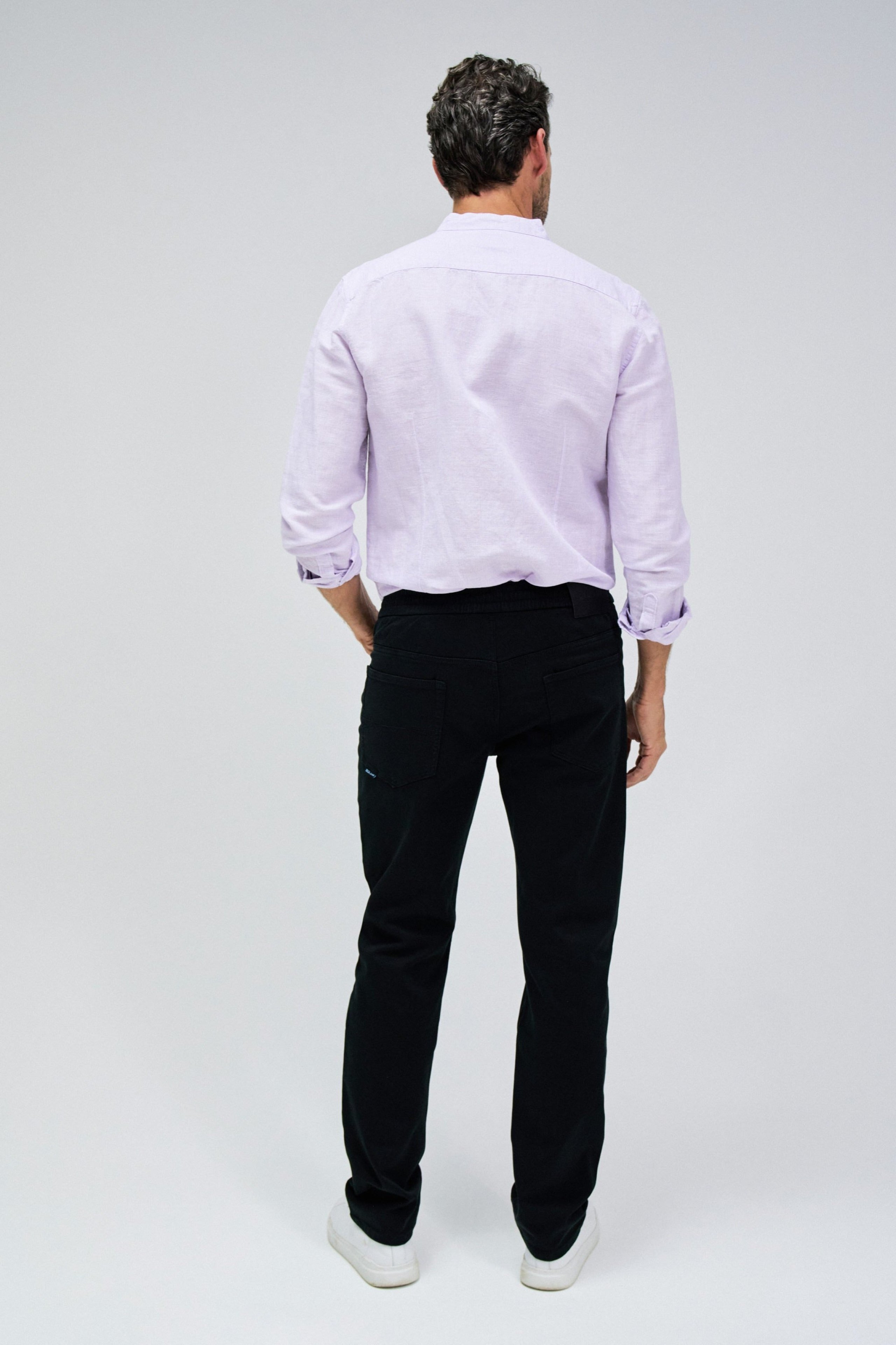 Regular Jogger S-Activ Colors in Black Pantalons Salsa Jeans