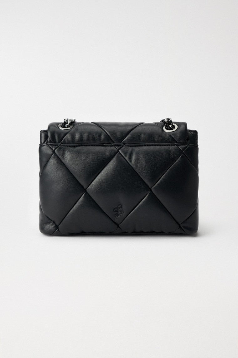 Sac à bandoulière Quilted Vegan en noir Sacs Salsa Jeans   