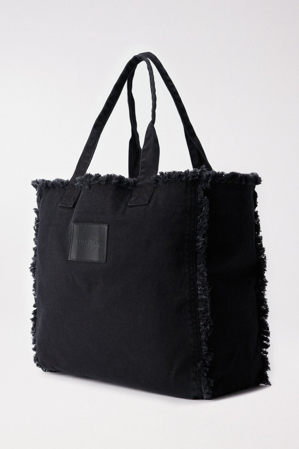 Sac fourre-tout en denim dans des sacs noirs Salsa Jeans   