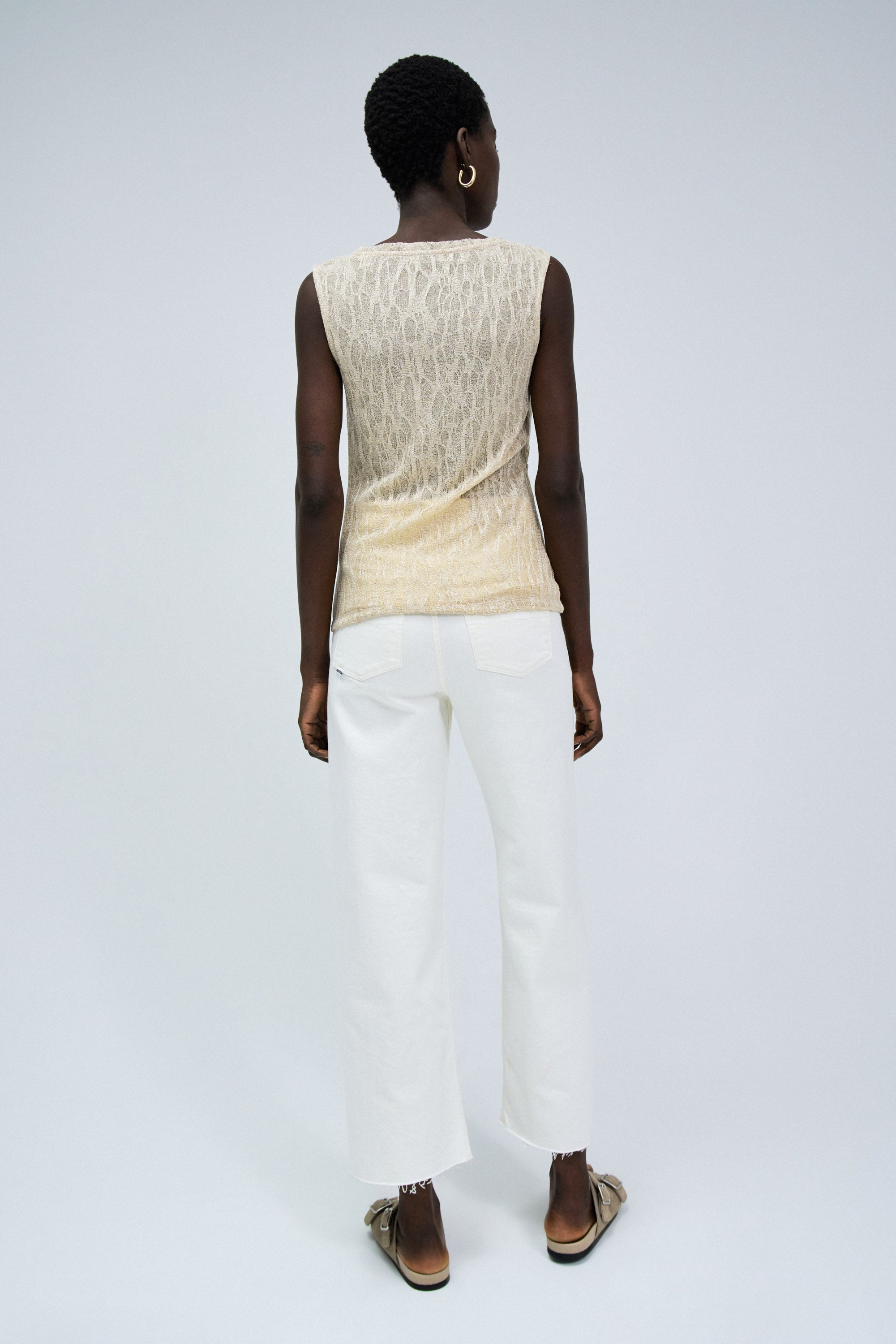 Sparkling Knit Top dans Tops d'or Salsa Jeans   