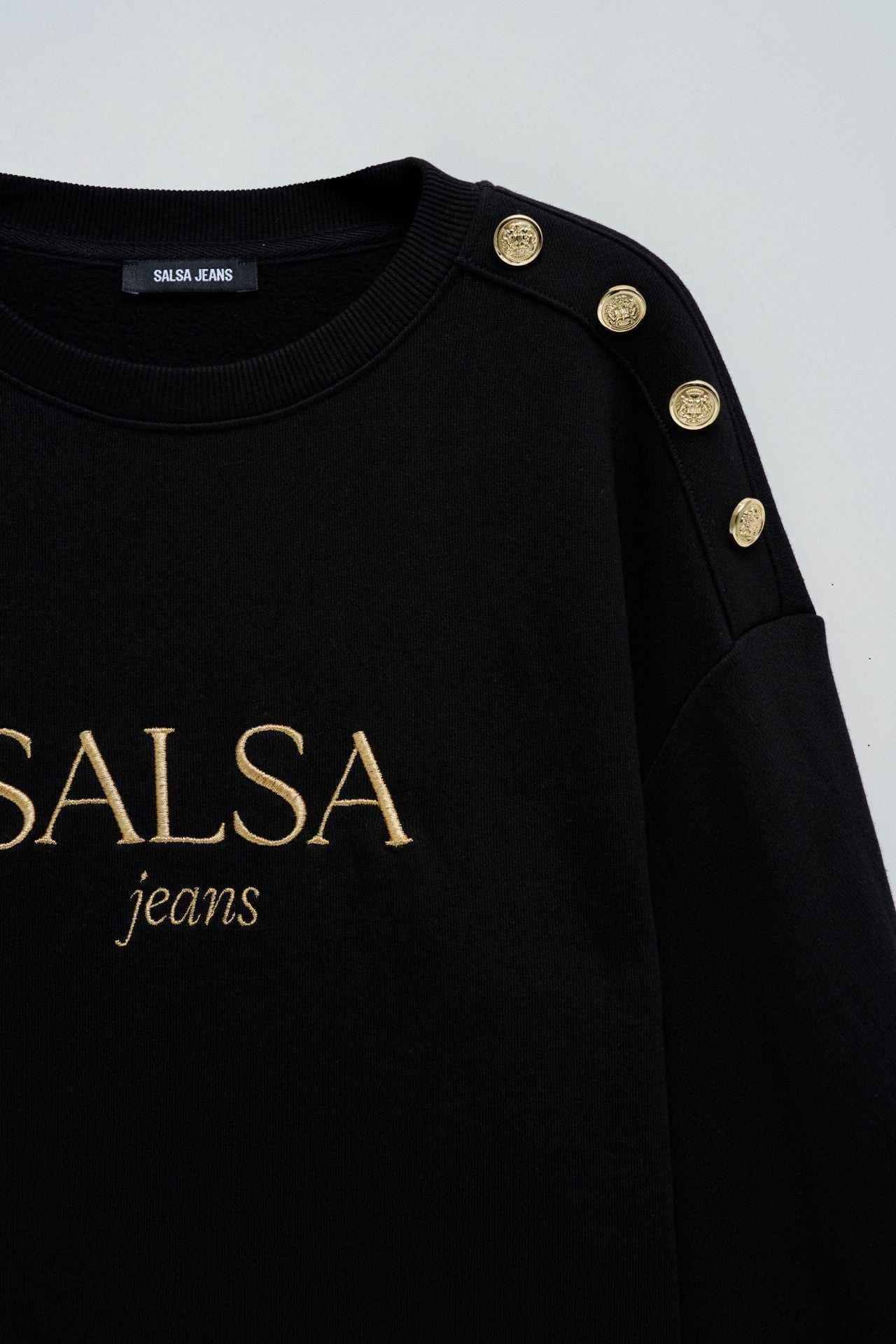 Sweat de marque en noir Sweatshirts Salsa Jeans   