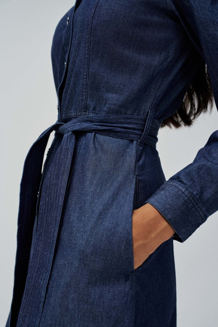 Robe A-Line Lightdenim en Medium Wash Robes Salsa Jeans   