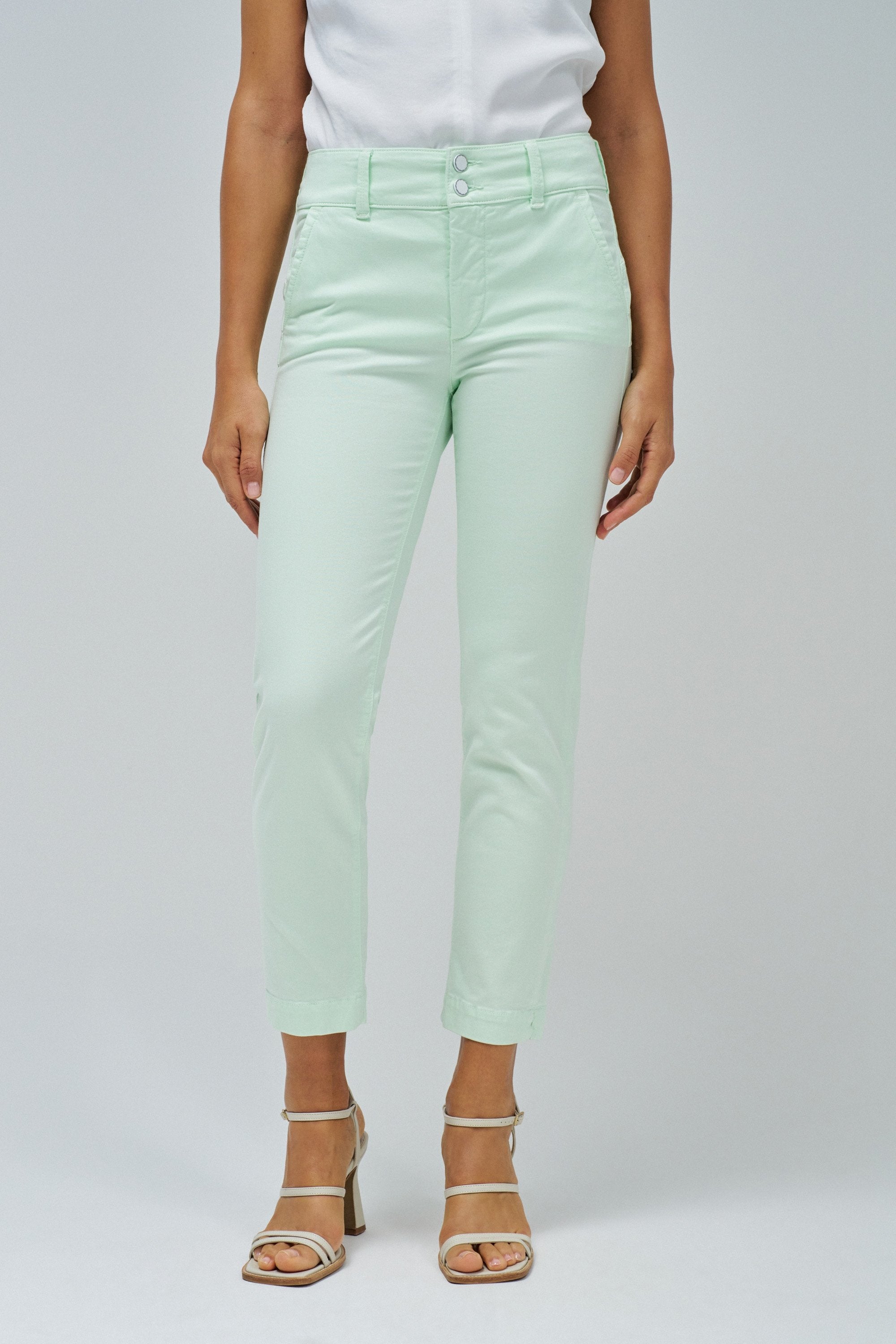 Secret Chino en Light Green V1 Pantalon Salsa Jeans