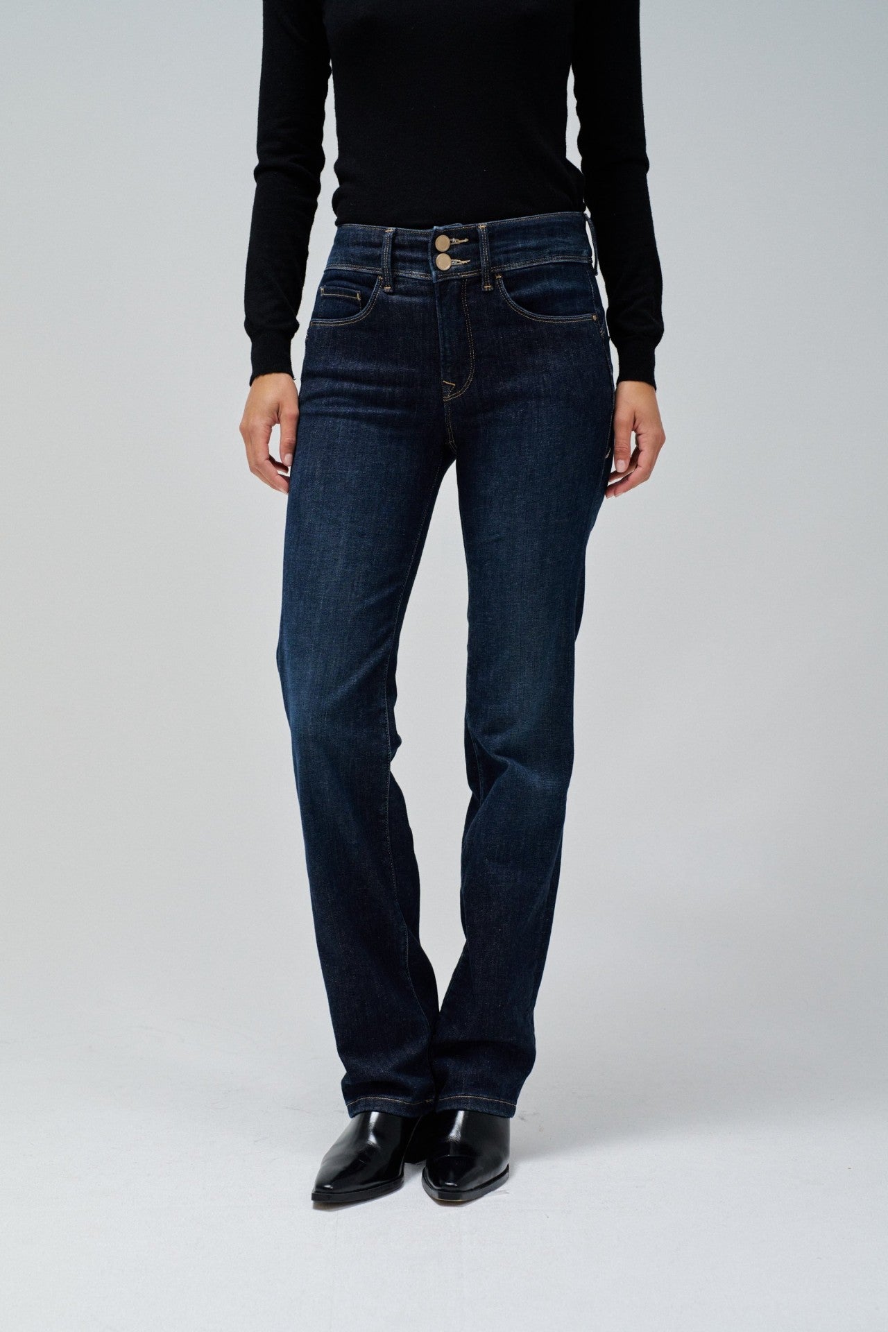 Secret Straight Denim in Medium Wash Jeans Salsa Jeans