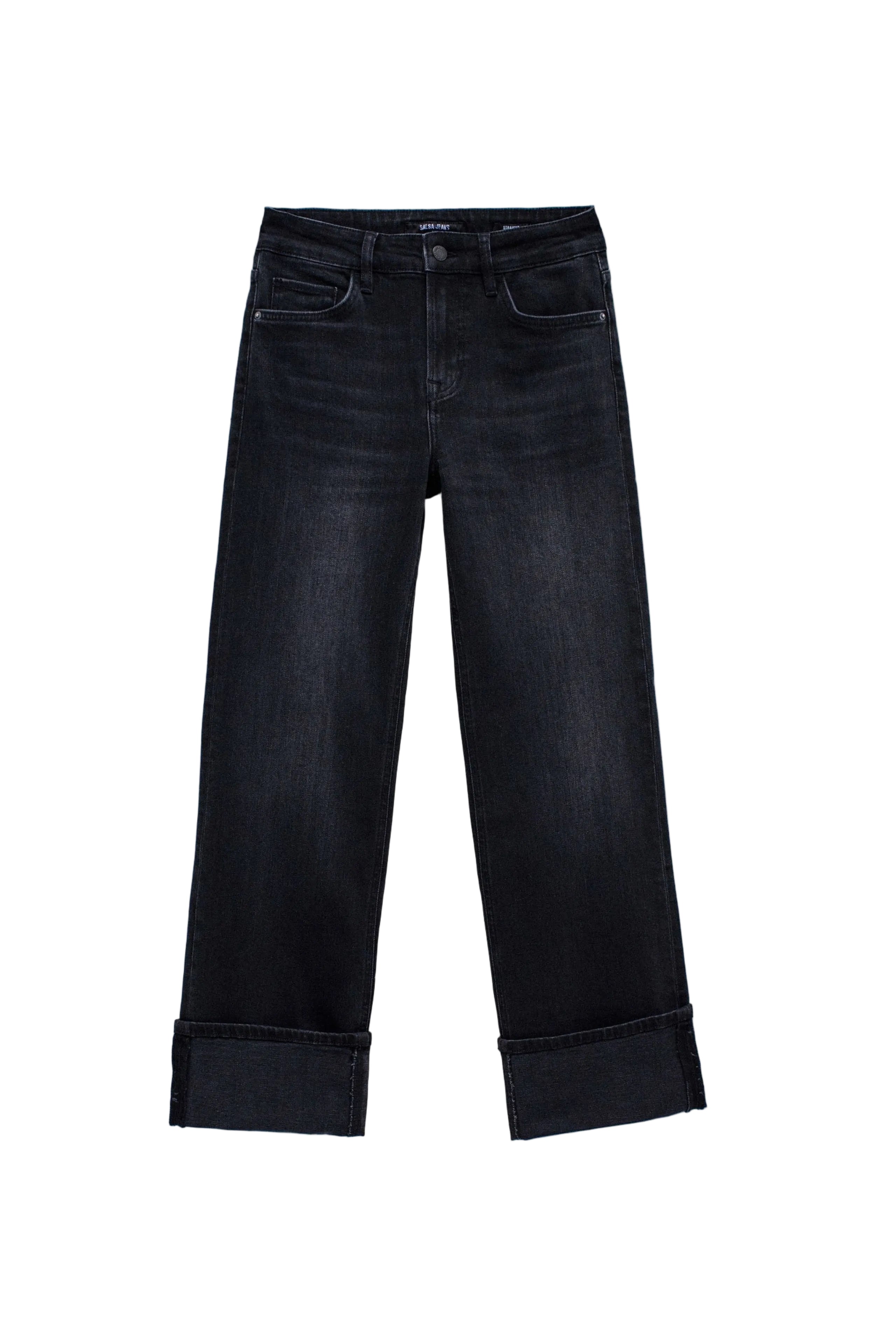 True Straight en jean noir Salsa Jeans