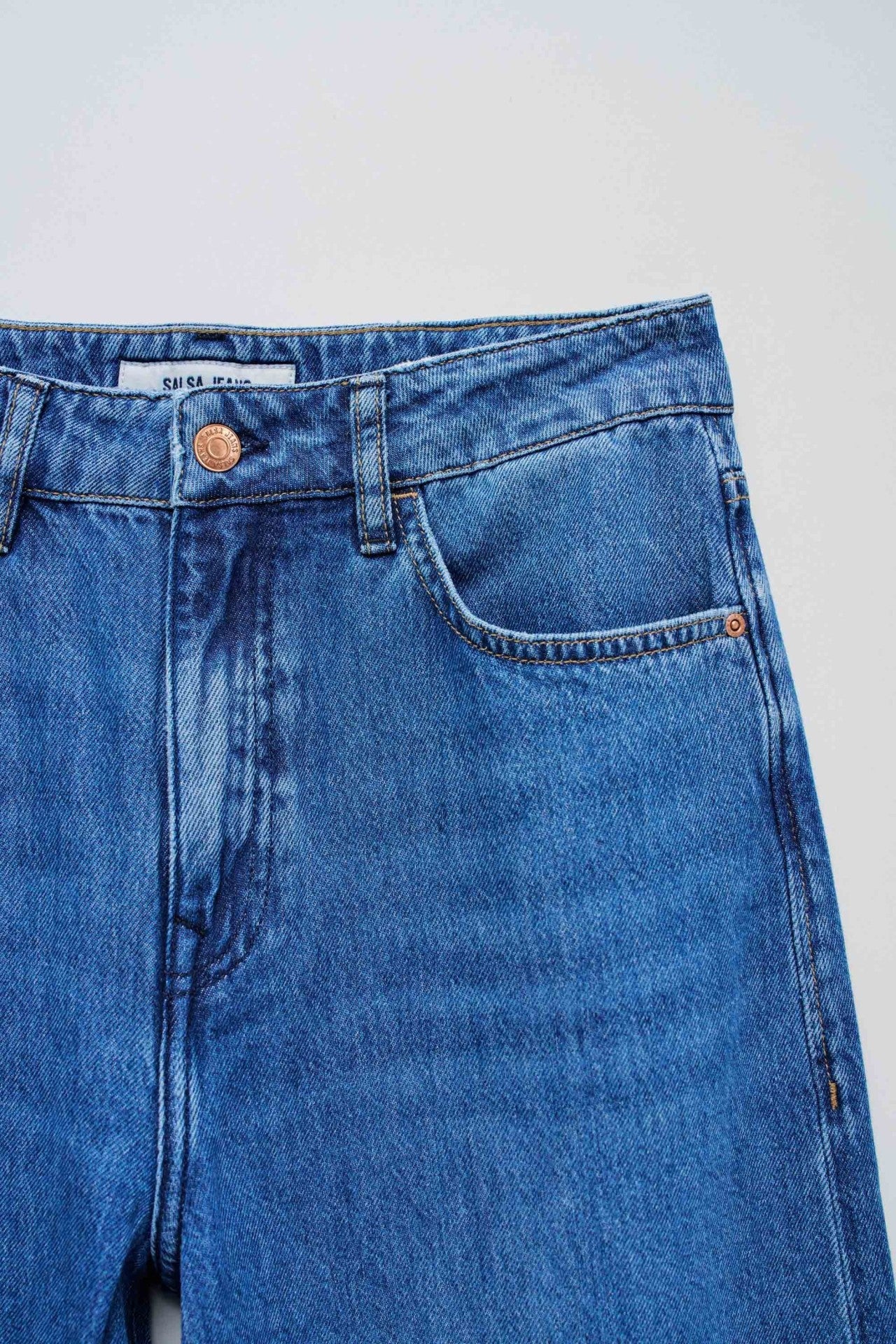 Large jambe en jeans moyennement léger Salsa Jeans