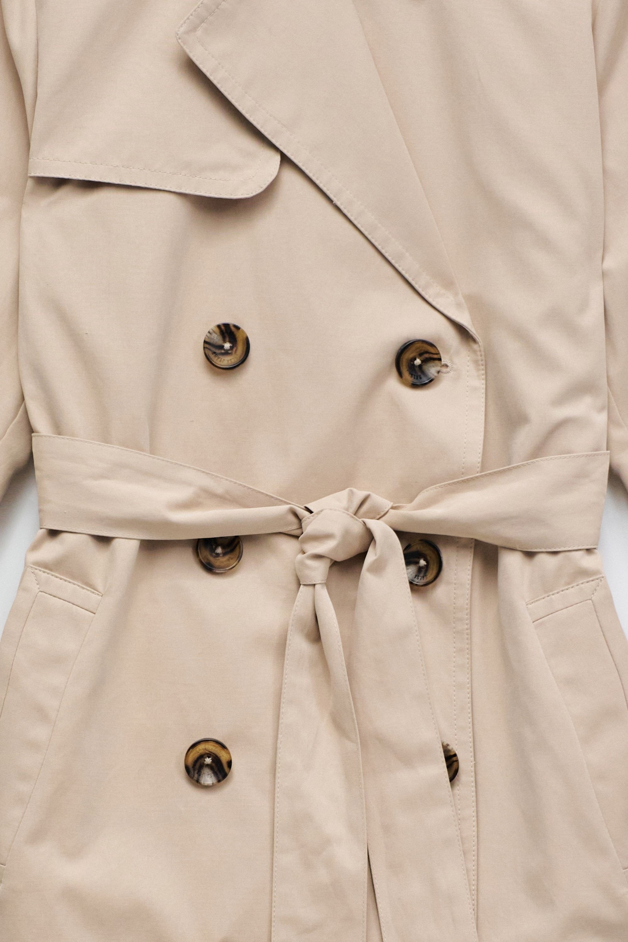 Trench Coat in Light Brown Vestes Salsa Jeans