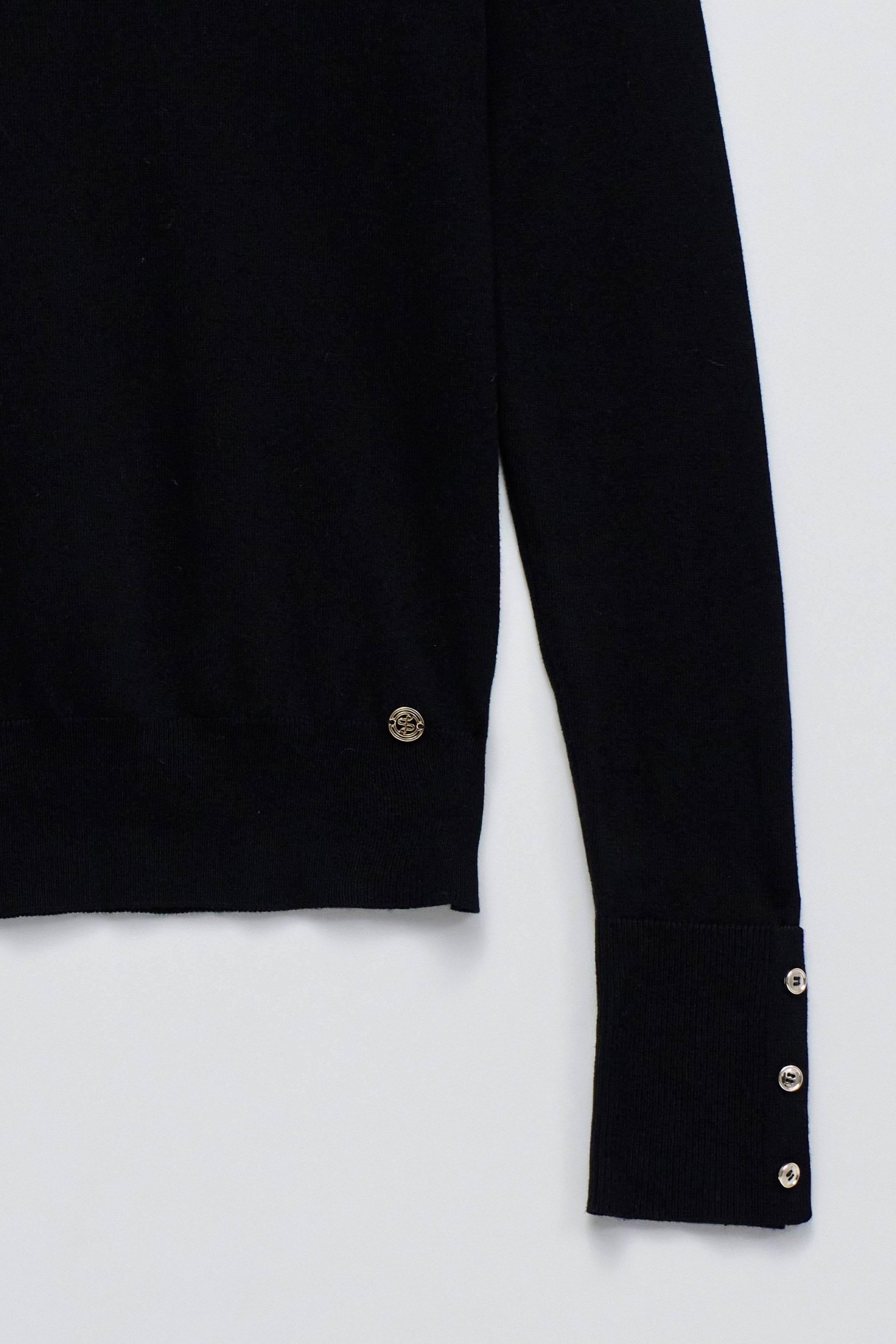 Basic manches longues en noir Pull Salsa Jeans