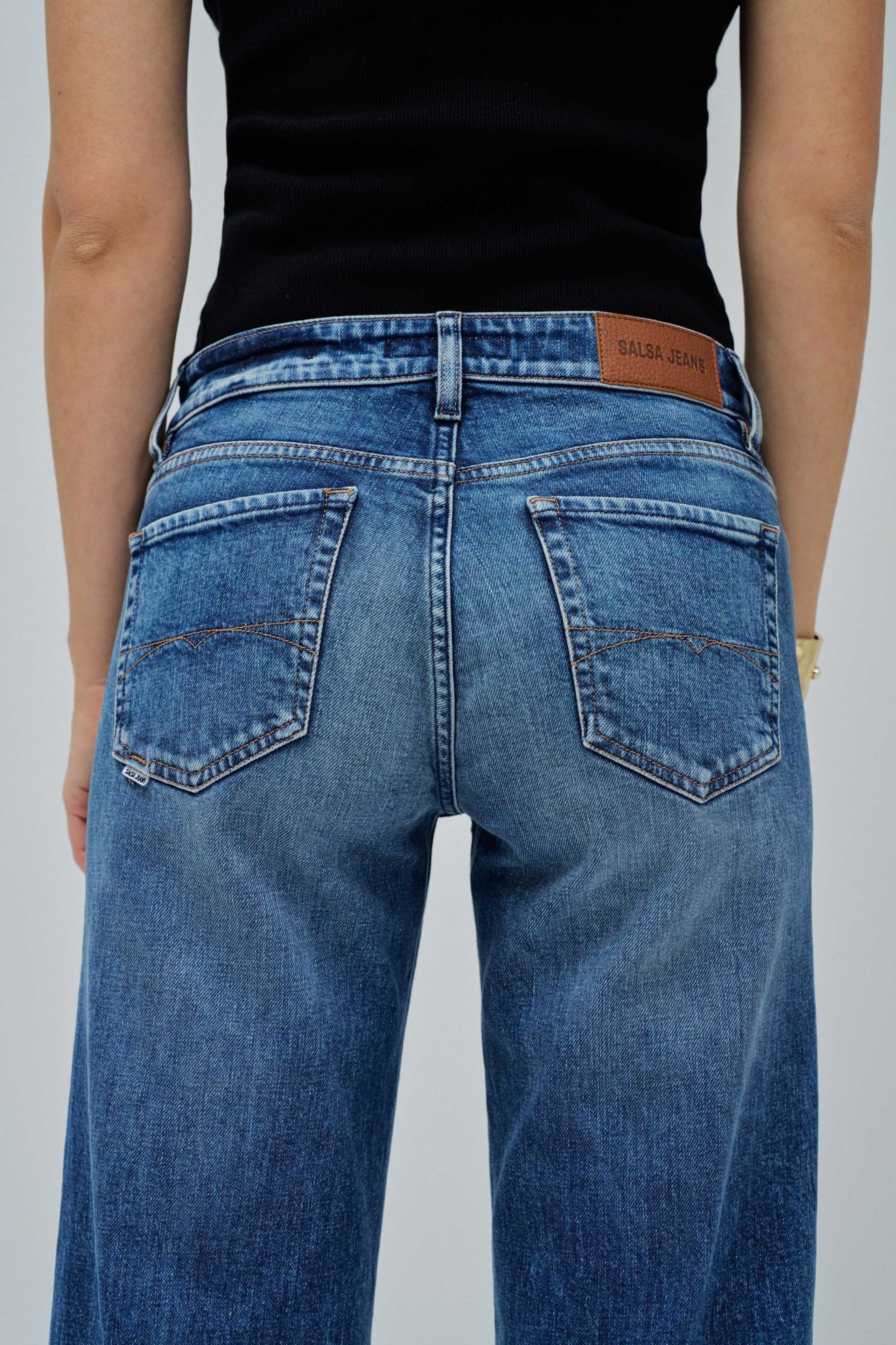 Jean Low Rise délavage moyen Jeans Salsa Jeans