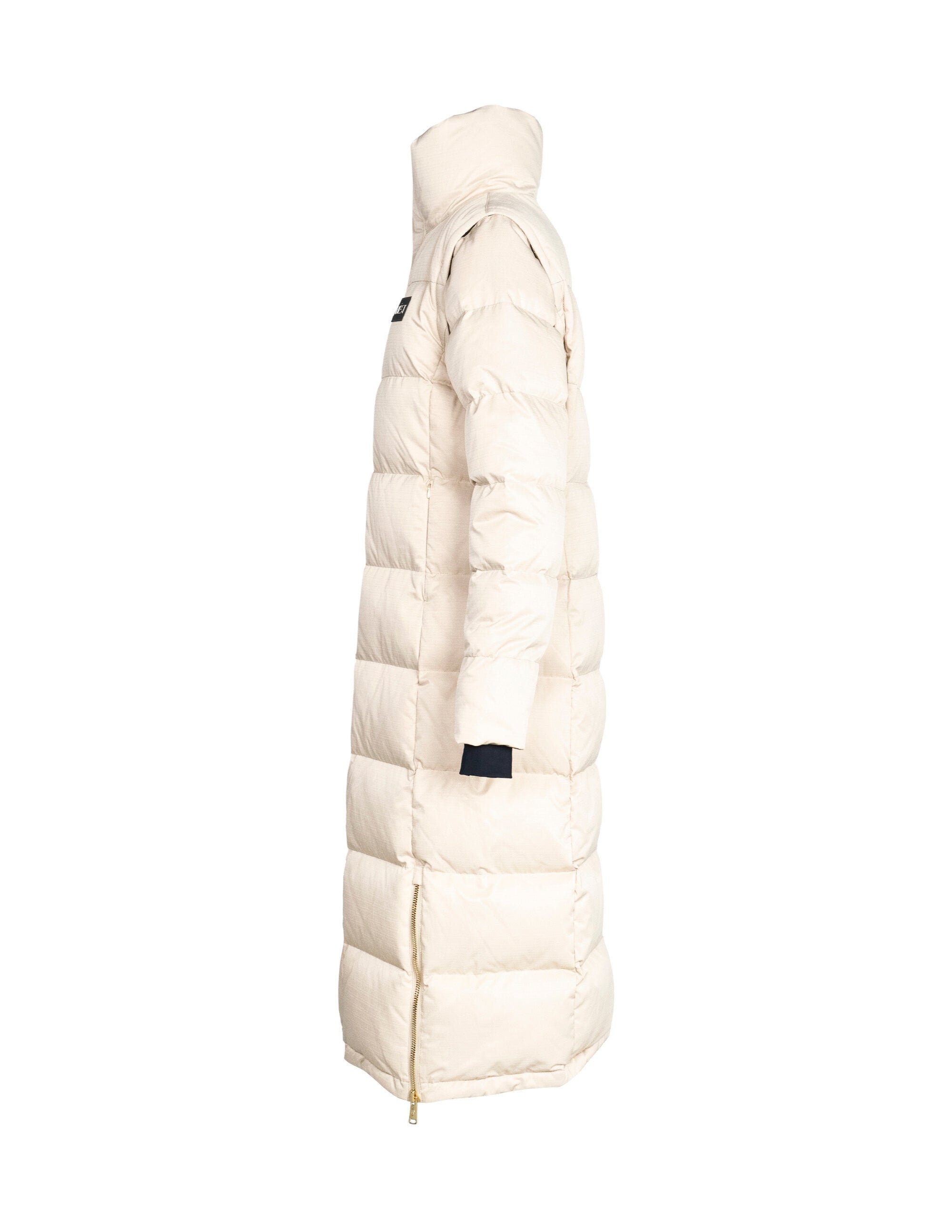 EDDA 2in1 Down Coat/ Vest in Beige Vestes Hést   