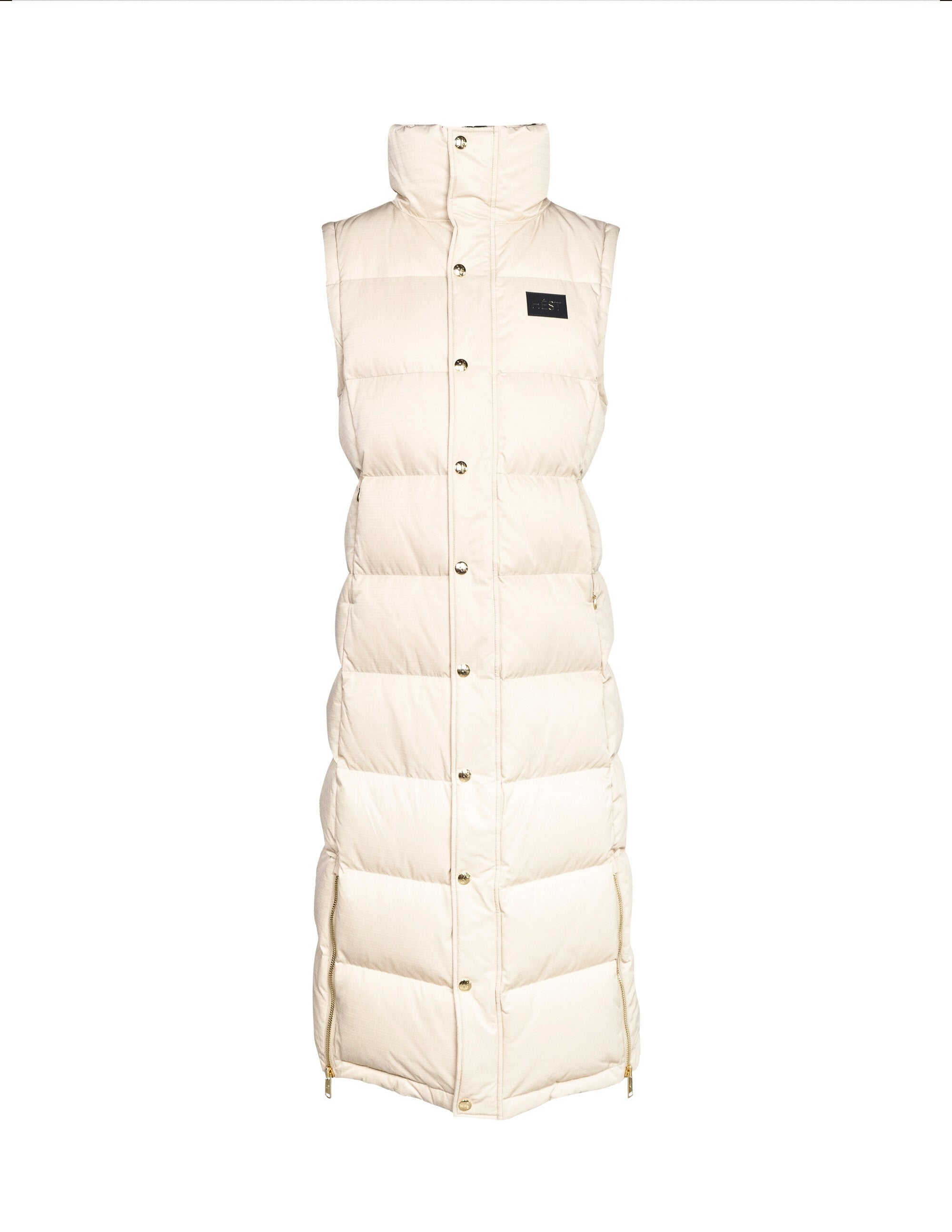 EDDA 2in1 Down Coat/ Vest in Beige Vestes Hést   