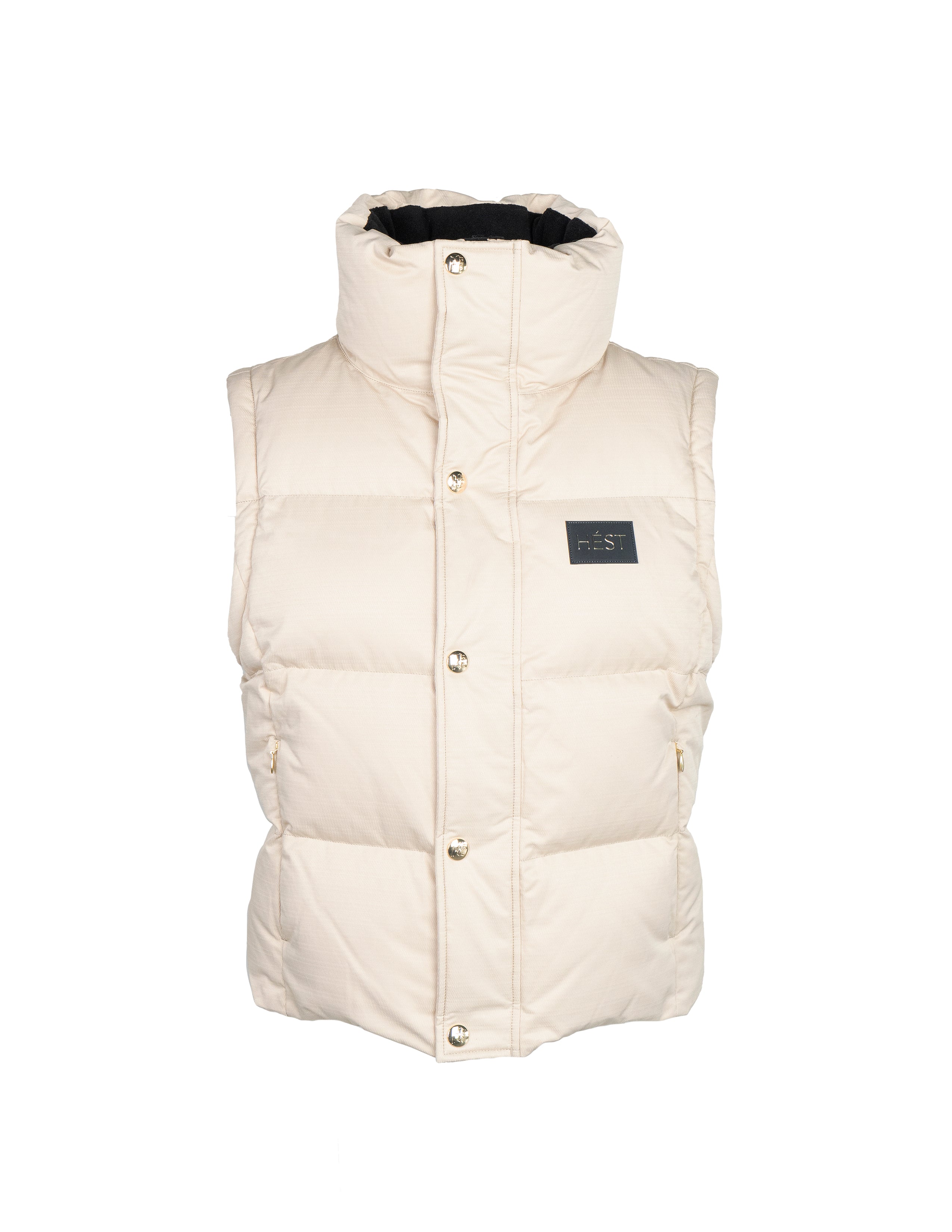 EDDA 2in1 Down Jacket/ Vest in Beige Vestes Hést   