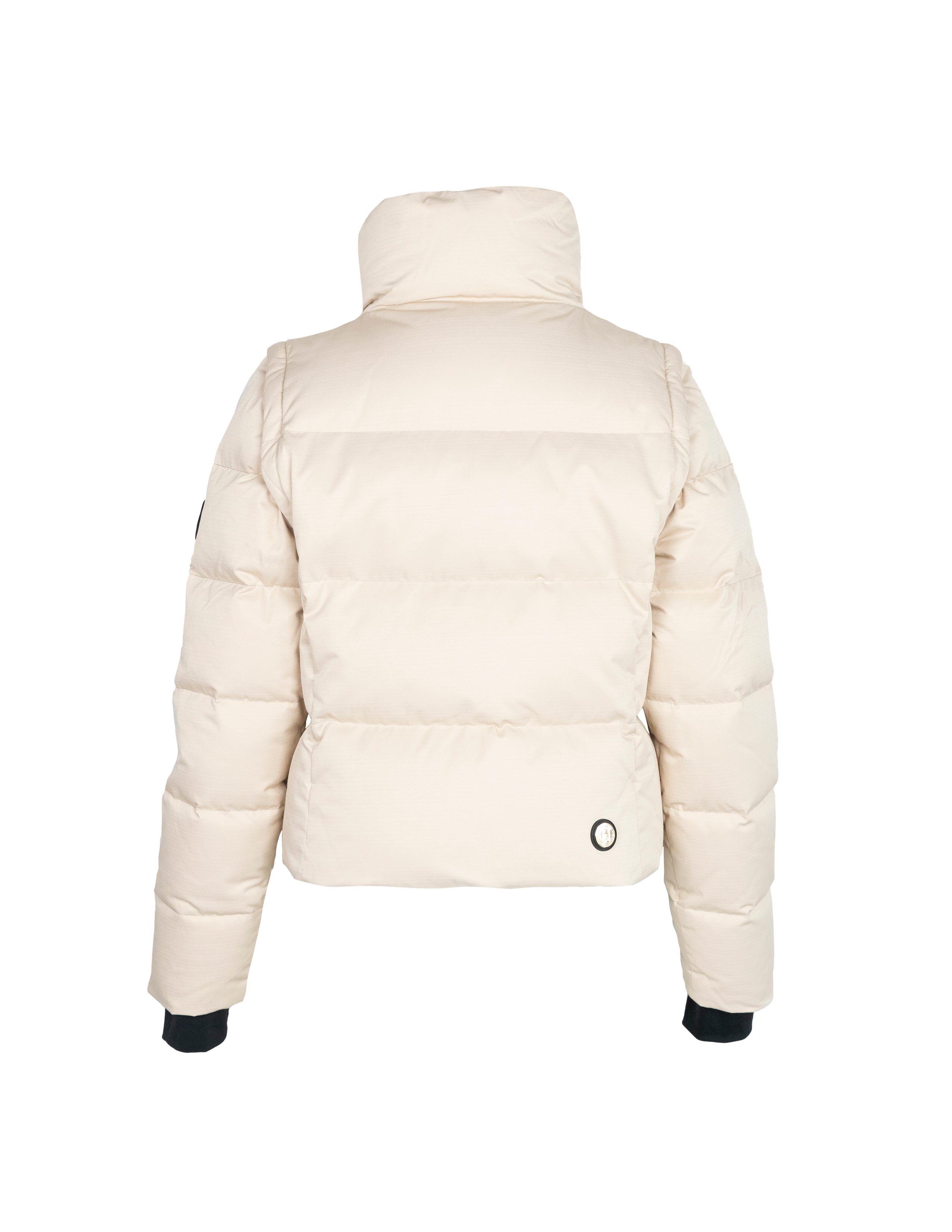 EDDA 2in1 Down Jacket/ Vest in Beige Vestes Hést   