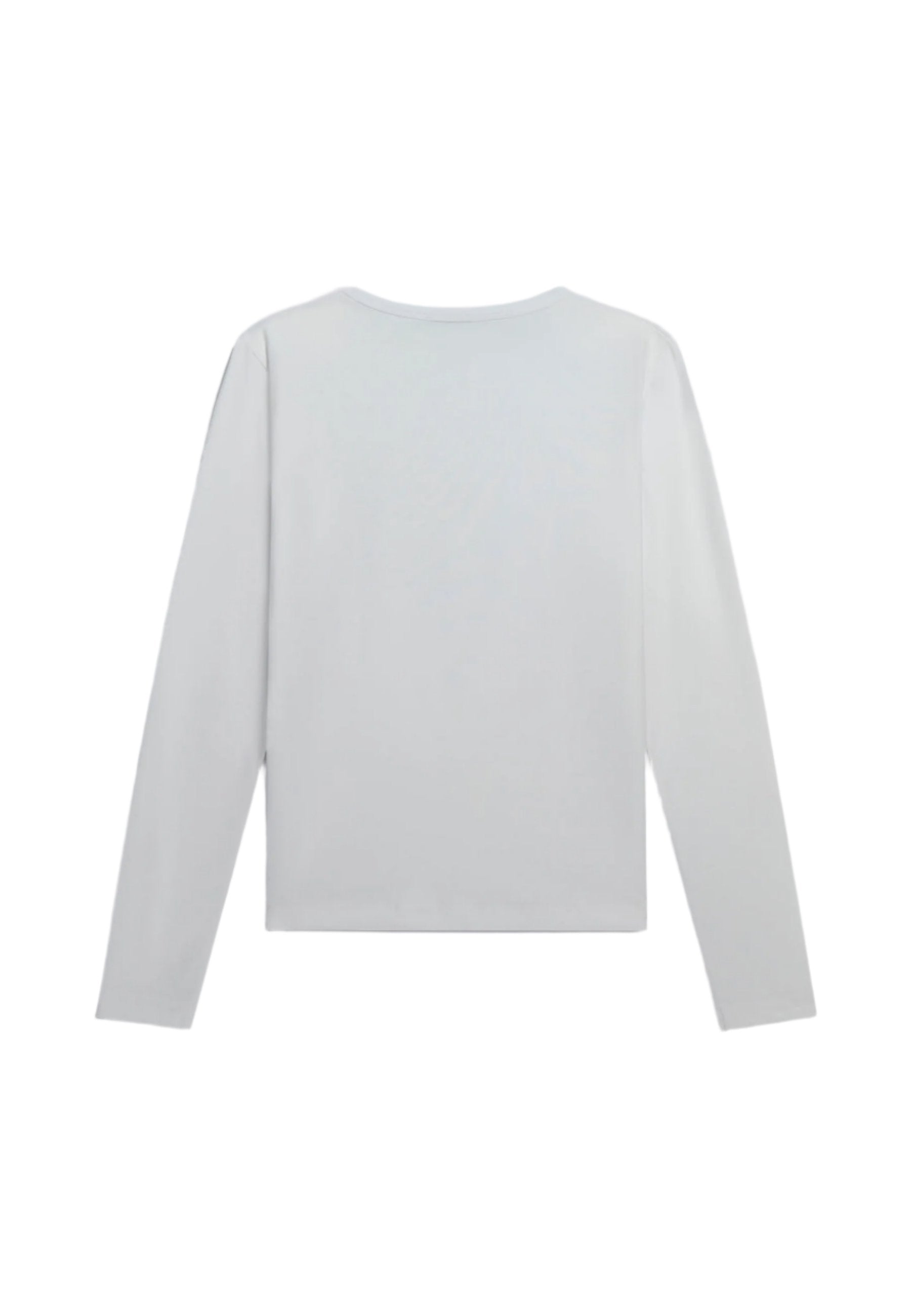 Hanike M/L "Gas Logo" in White Sweatshirts GAS   