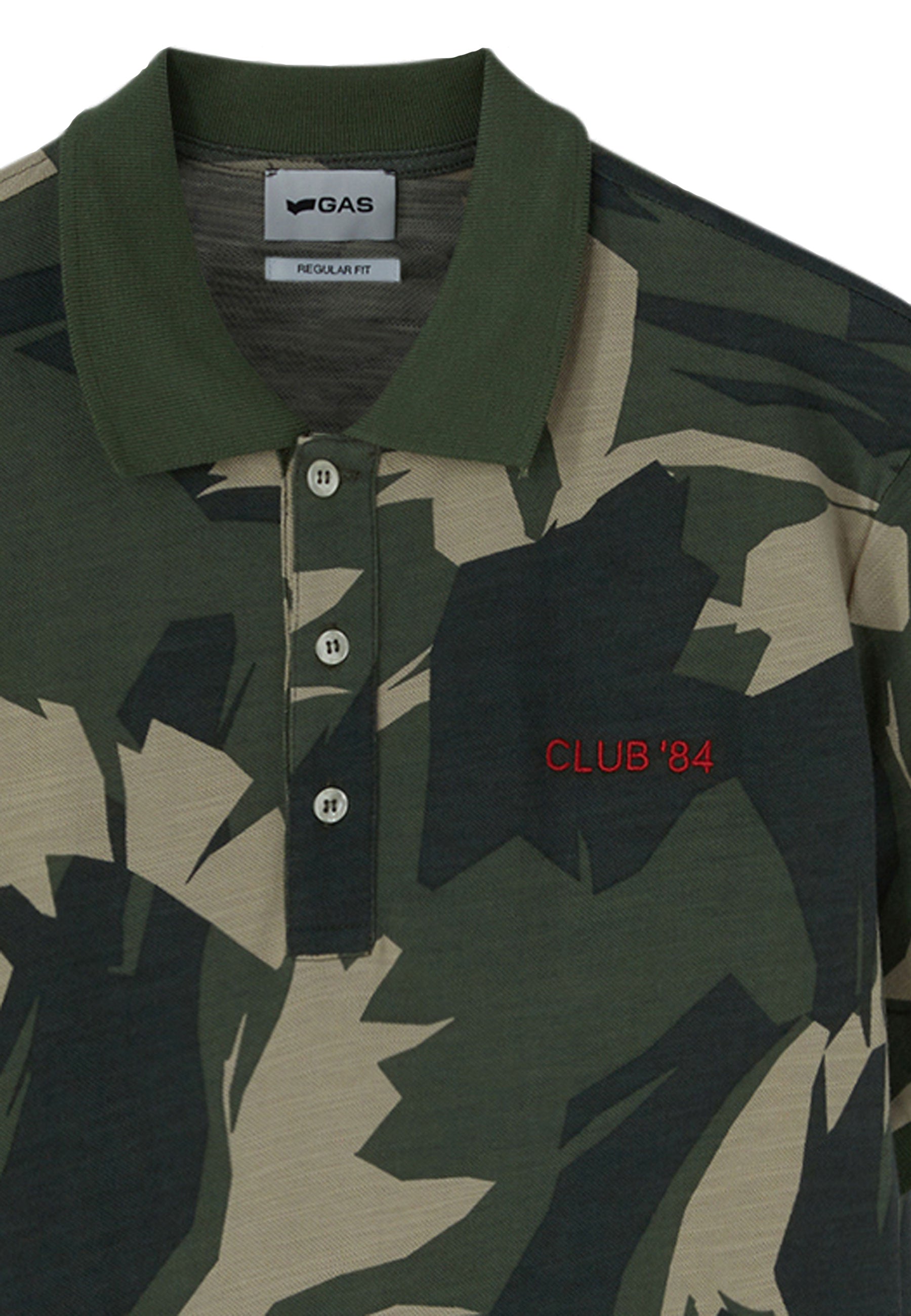 Ralph/S Camouflage Polo in Camouflage Green Polos GAS   