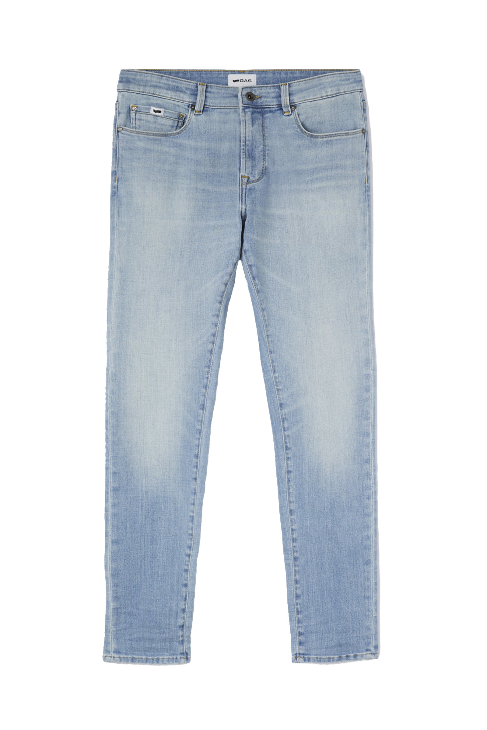 Sax Zip Rev 5 Pocket en Light Blue Ligh Jeans GAS   