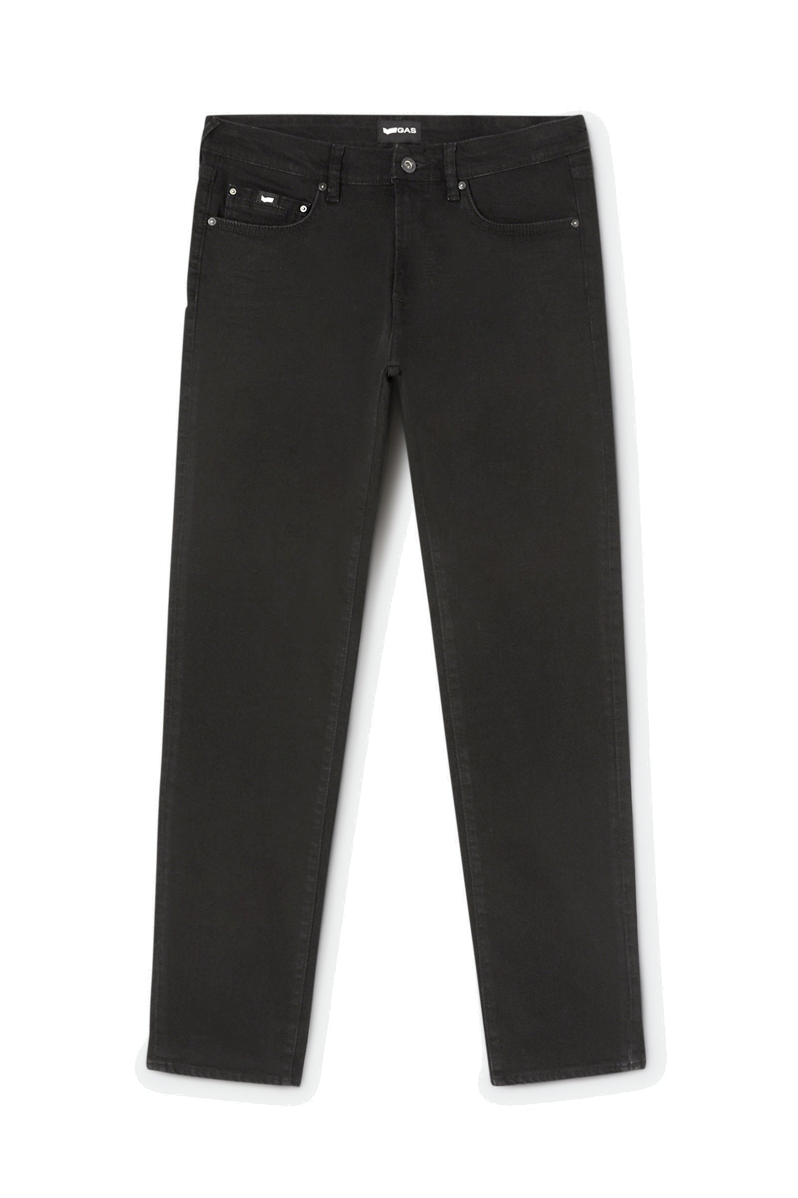 Albert Simple Rev 5 Pocket in 3D Blk Rinse Jeans GAS   