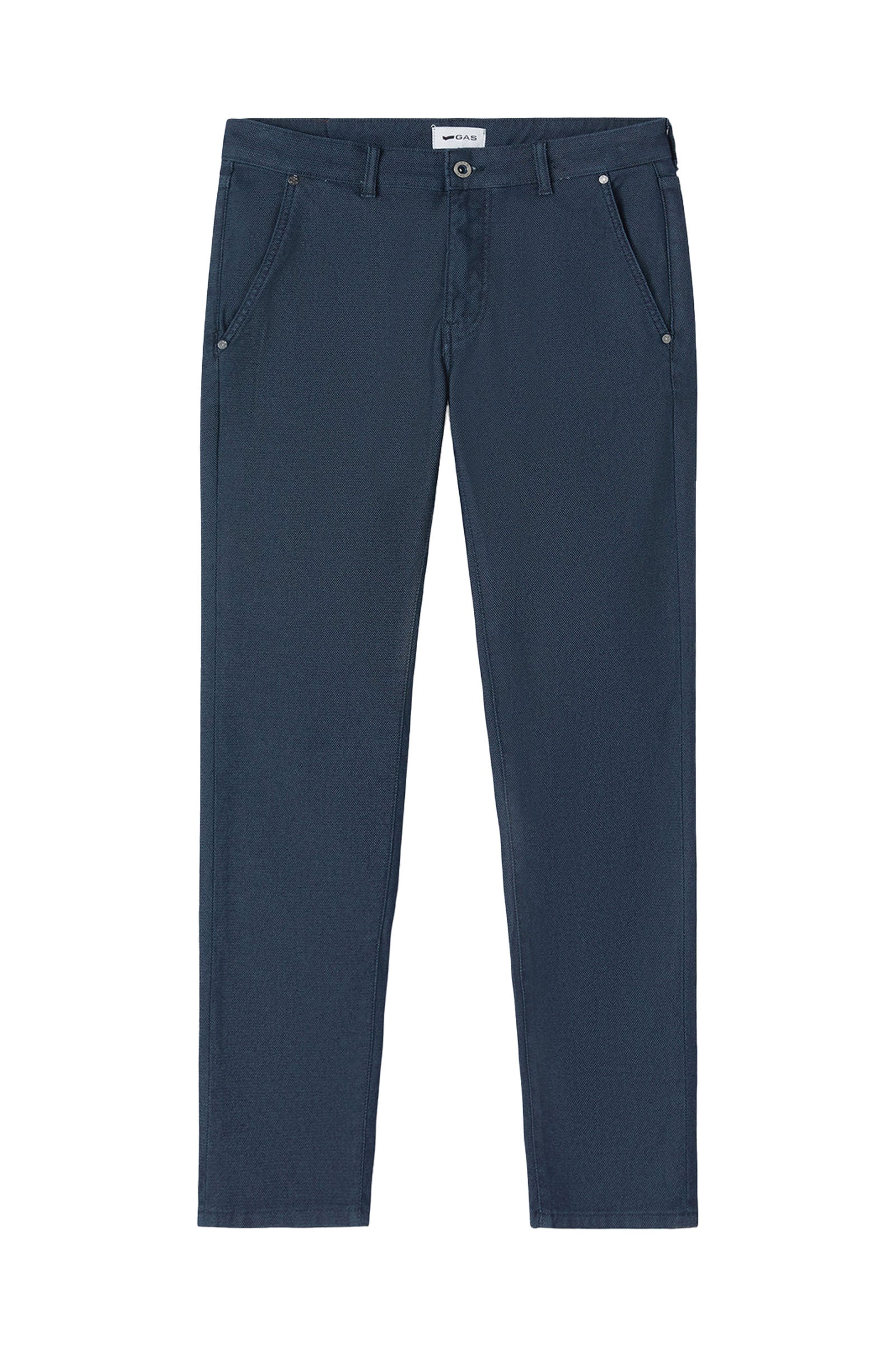 Albert S.Chino Denim in Medium Blue Light Pantalon GAS   