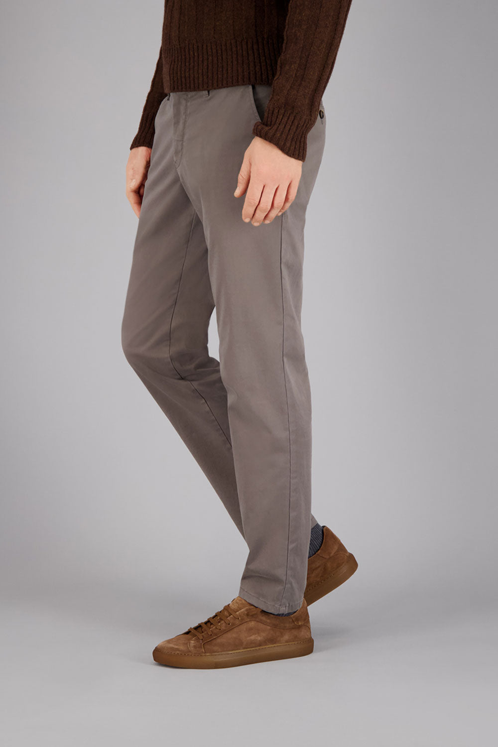 BENITO Chino en beige foncé Pantalons Gardeur   