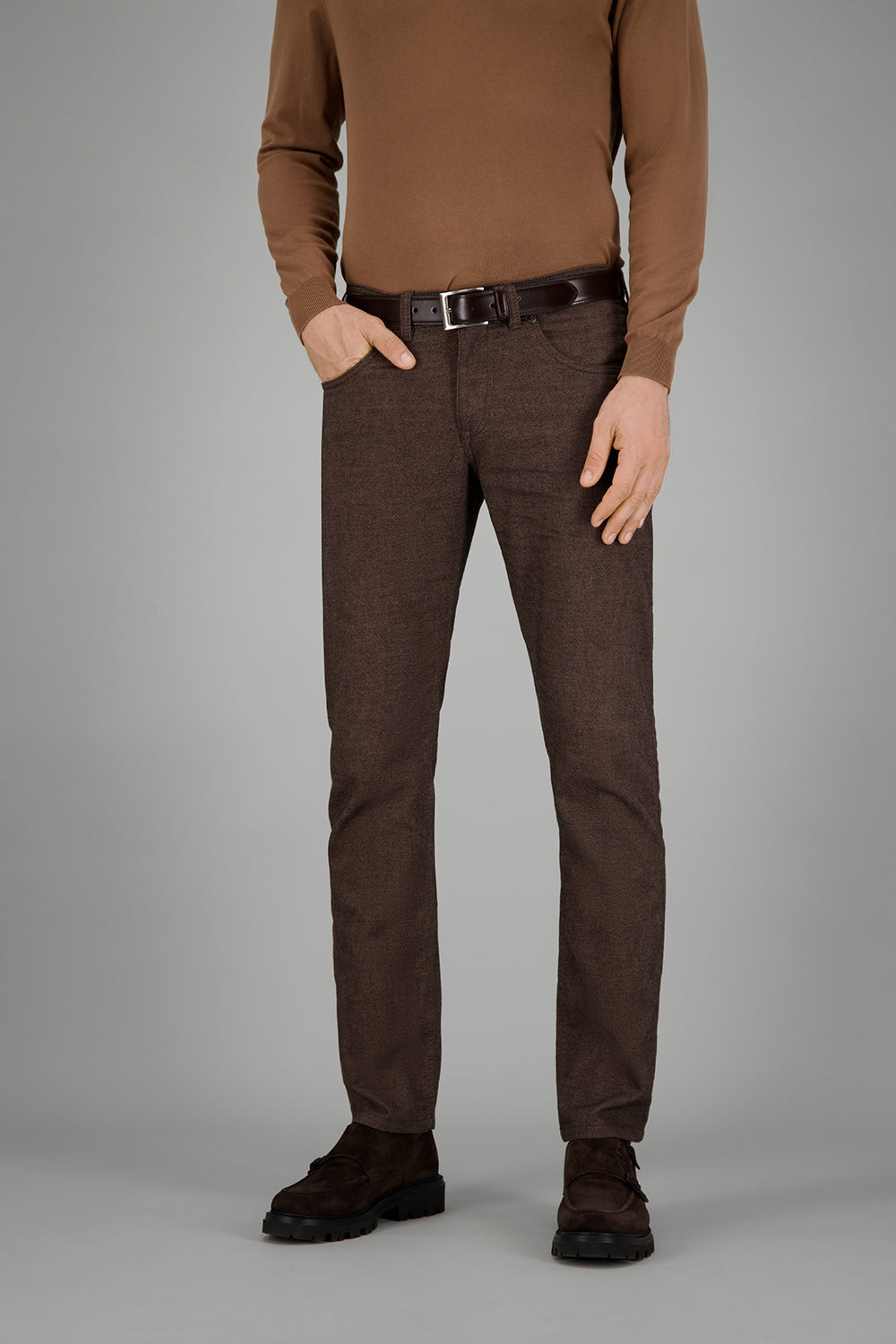 Pantalon BILL-3 en marron Pantalons Gardeur