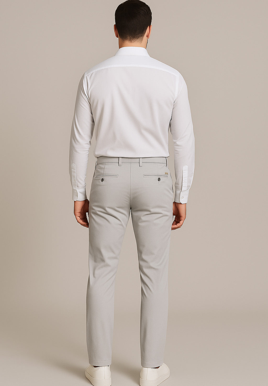 Pantalon BONO gris clair Pantalons Gardeur
