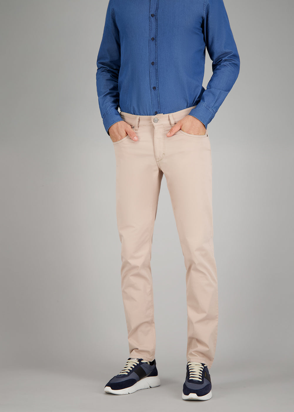 Pantalon BILL-3 en beige Pantalons Gardeur