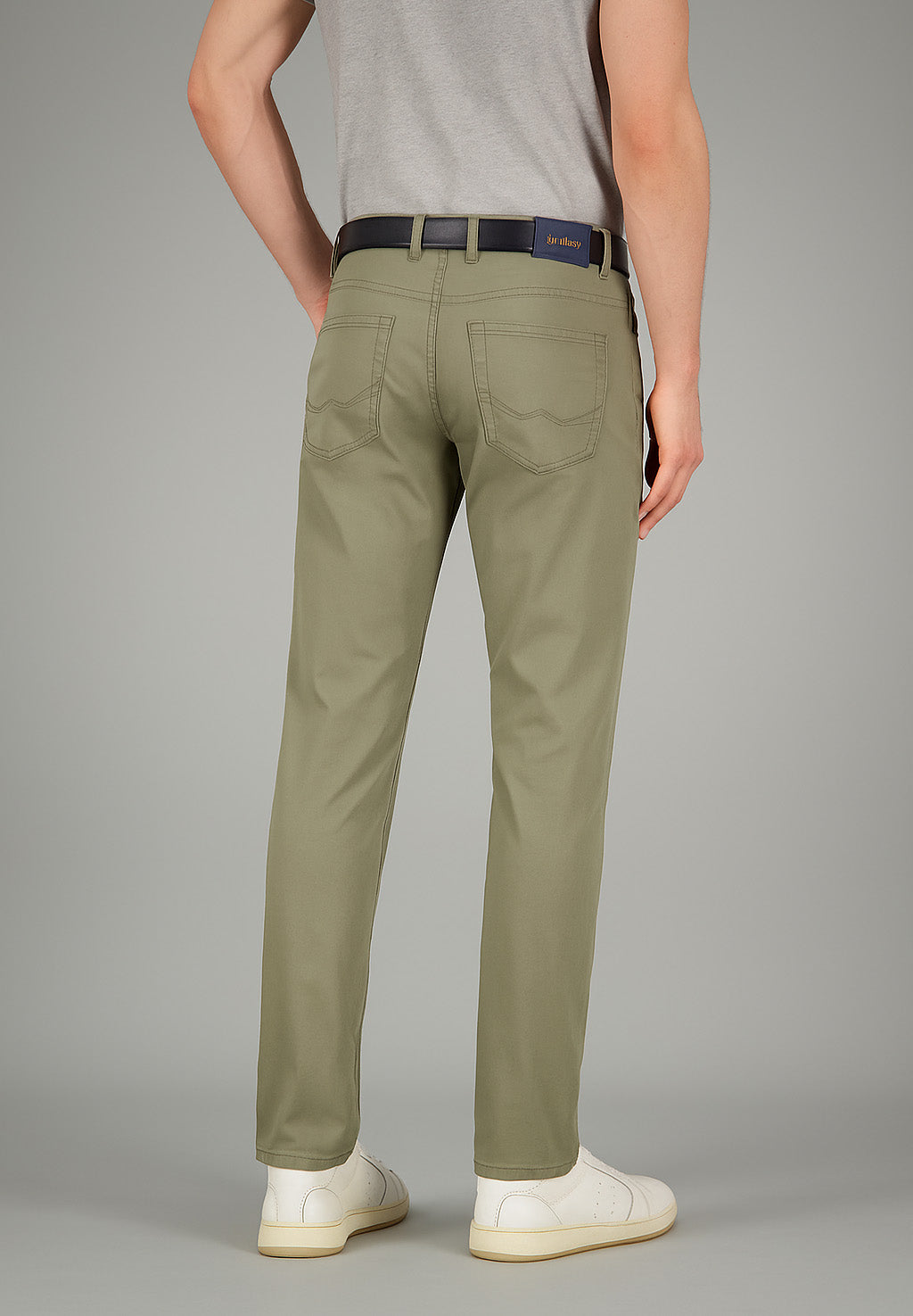 Pantalon BILL-3 en kaki Pantalons Gardeur