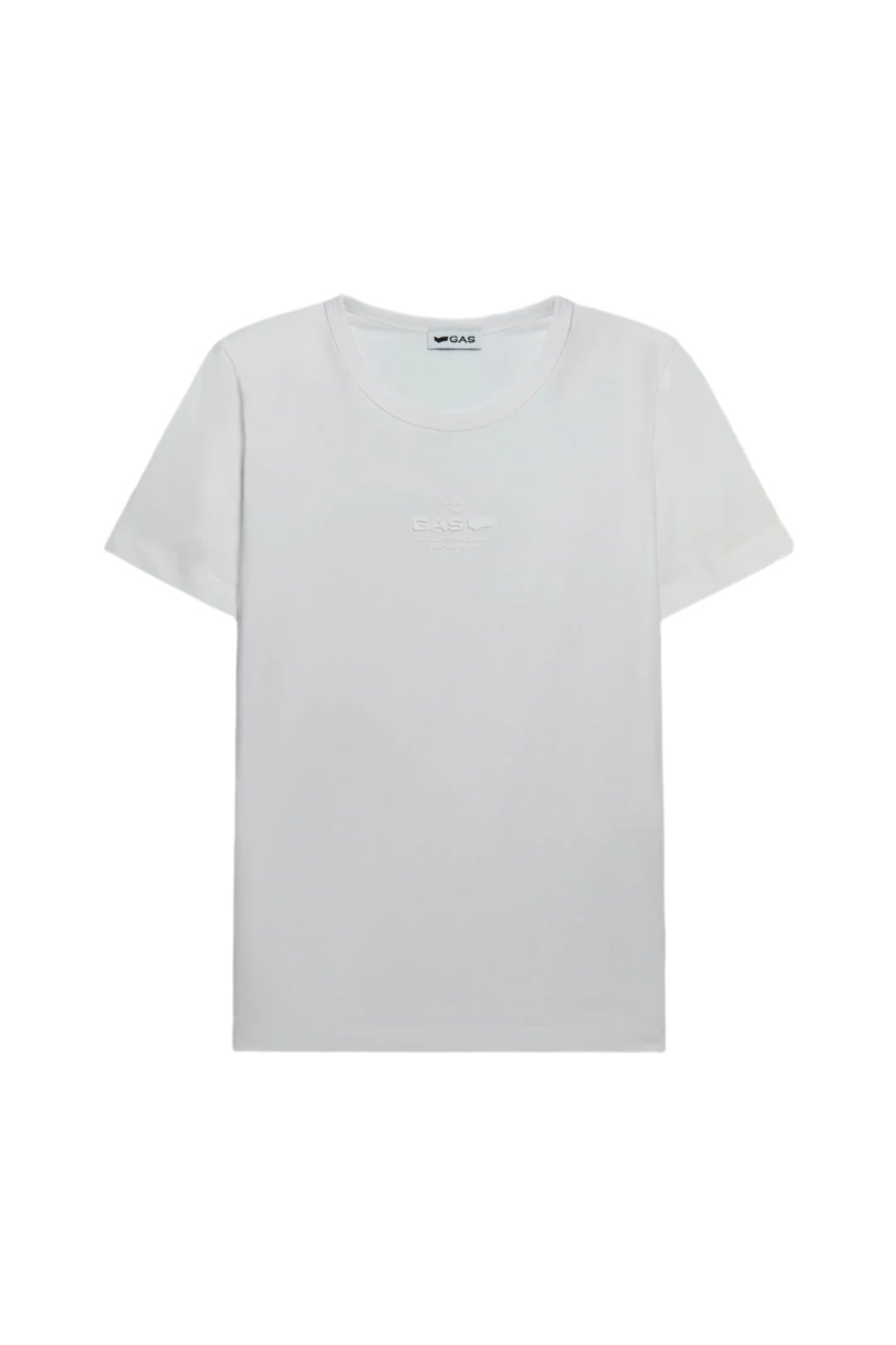 Hanike M/C "Gas Logo" en blanc T-shirts GAS   