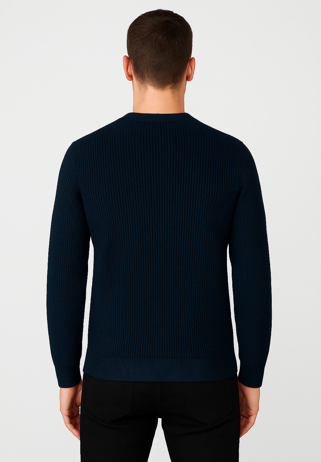 Adyn Round Neck in Navy Blue Pullover GAS