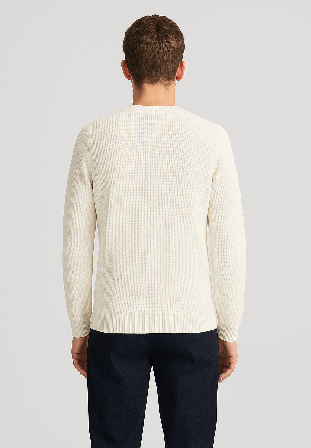 Adyn Round Neck in Snow White Pullover GAS