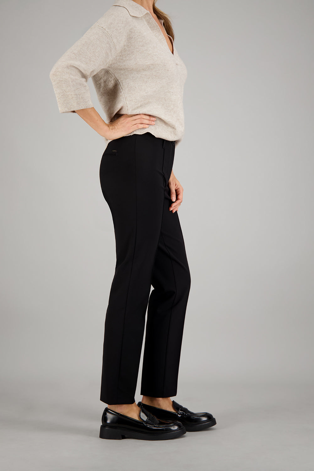 ZENE61 Pantalon en noir Pantalons Gardeur