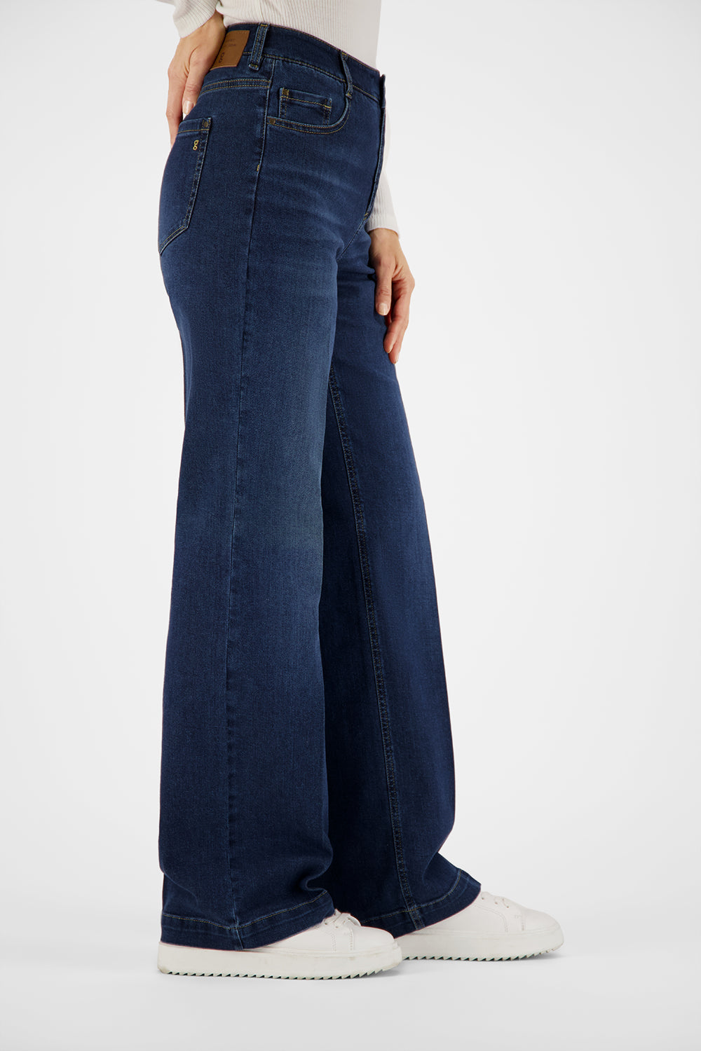 FELIZA7 Jean délavé foncé Jean usé Gardeur