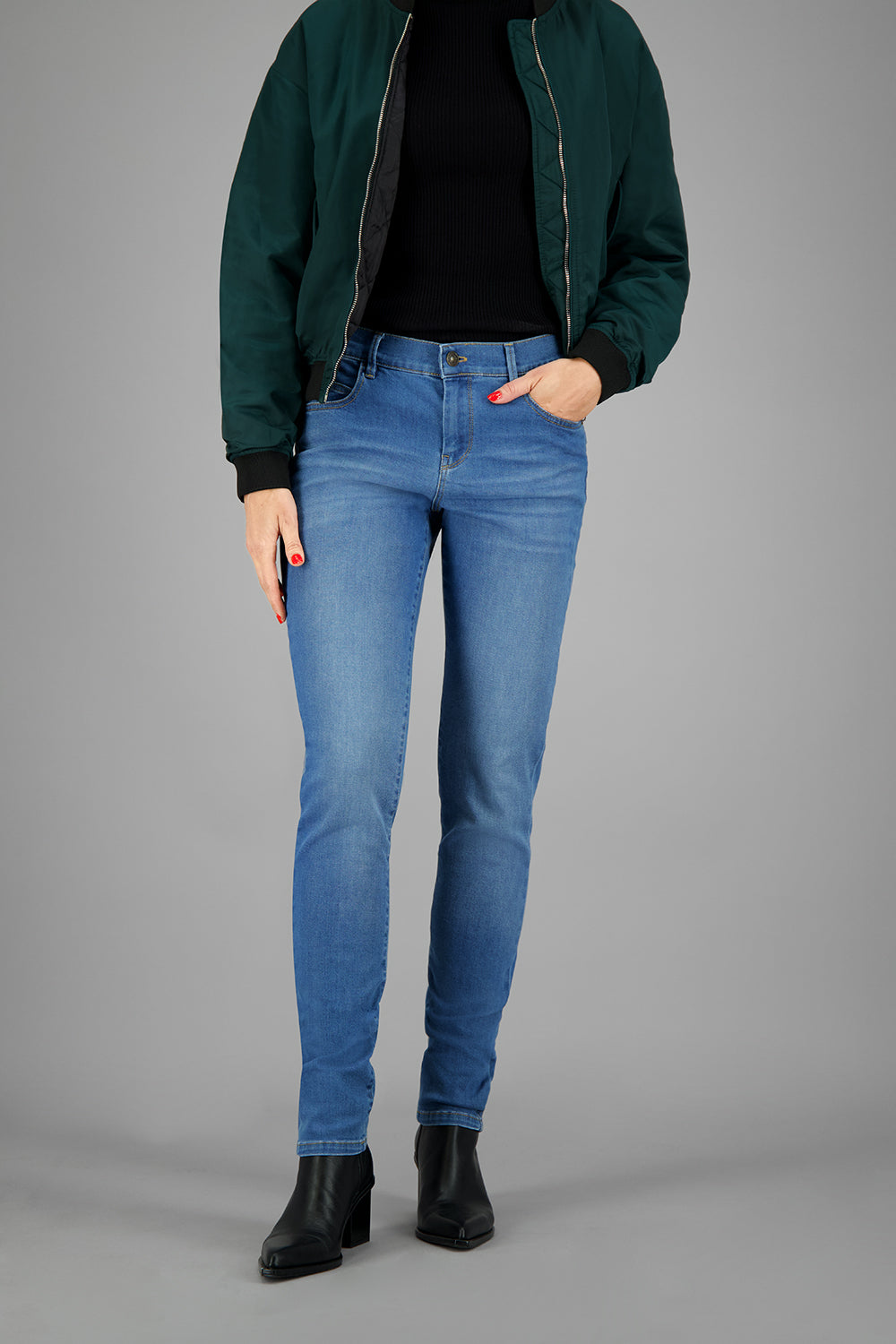 ZURI122 Jeans en stone used Jeans Gardeur