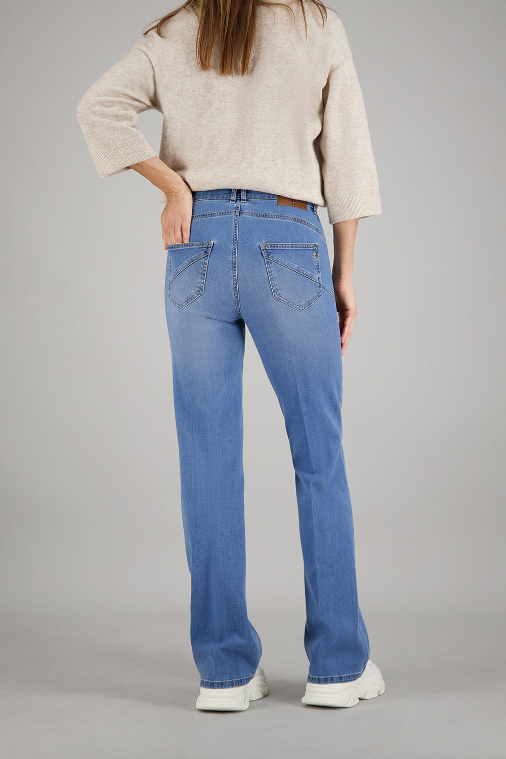 ZURI126 Jeans en stone used Jeans Gardeur