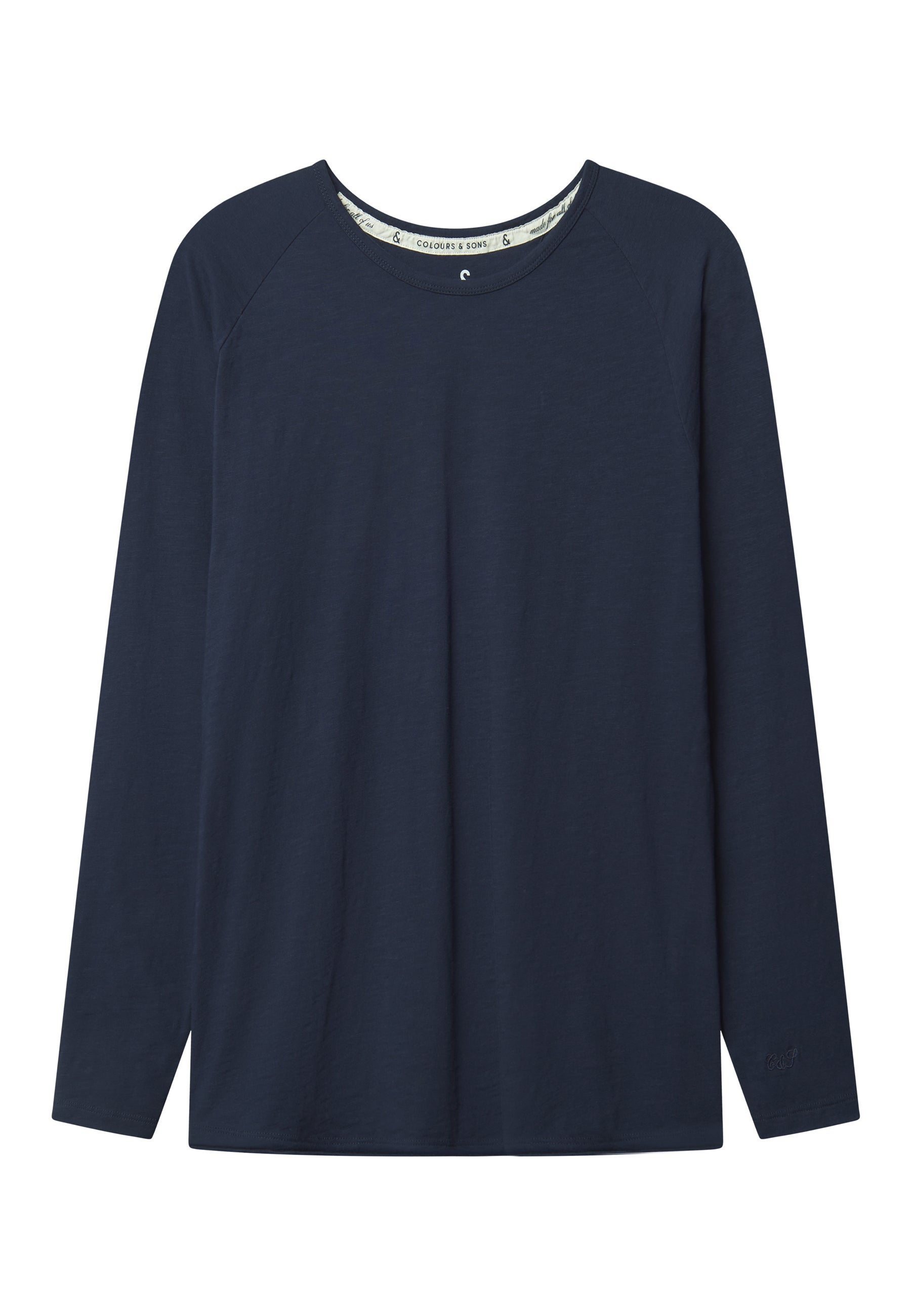 T-shirt à manches longues - Slub in Navy Chemises Colours and Sons   