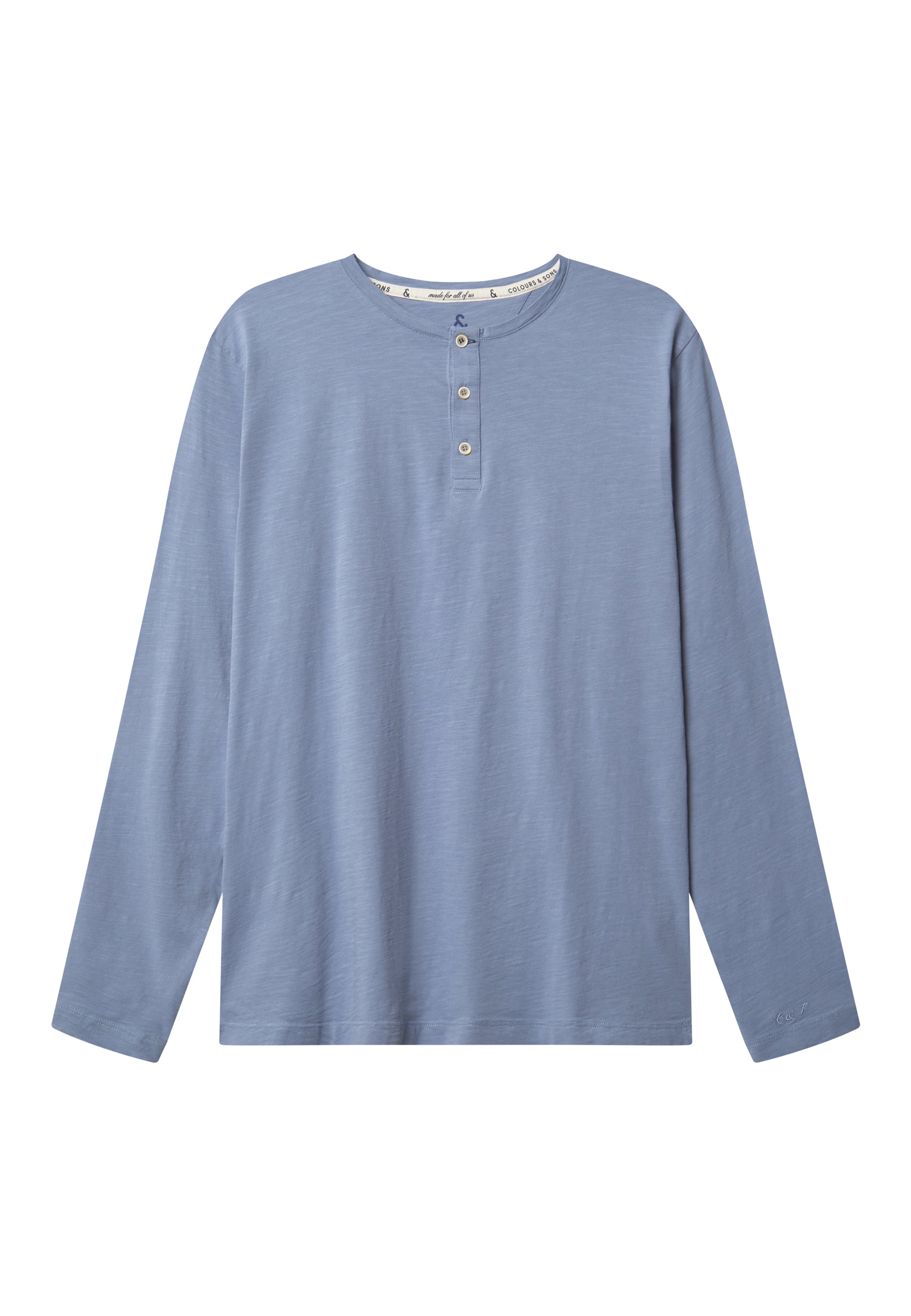 Henley - Slub en denim T-shirts Colours and Sons   