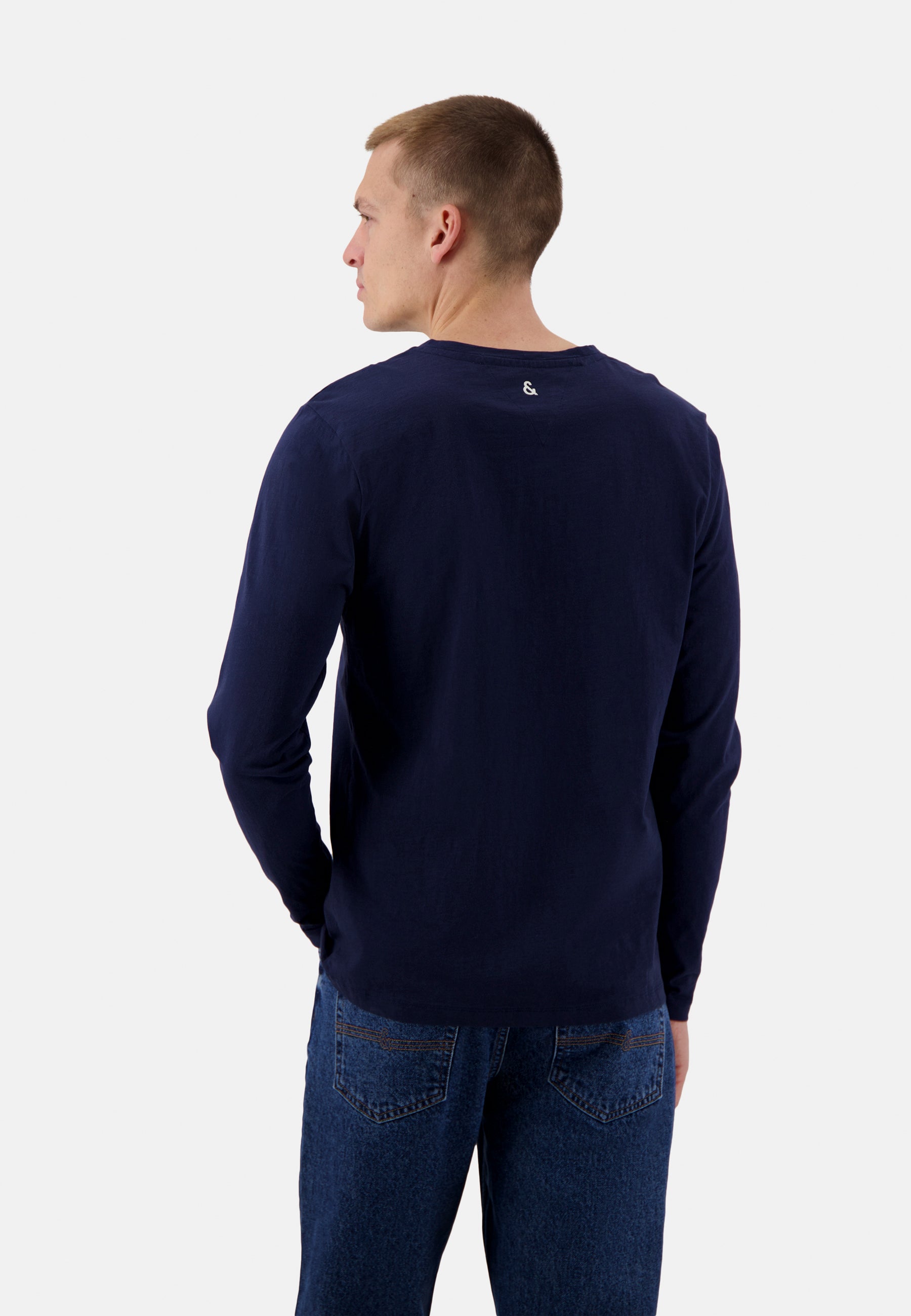 Henley - Slub in Navy T-shirts Colours and Sons   