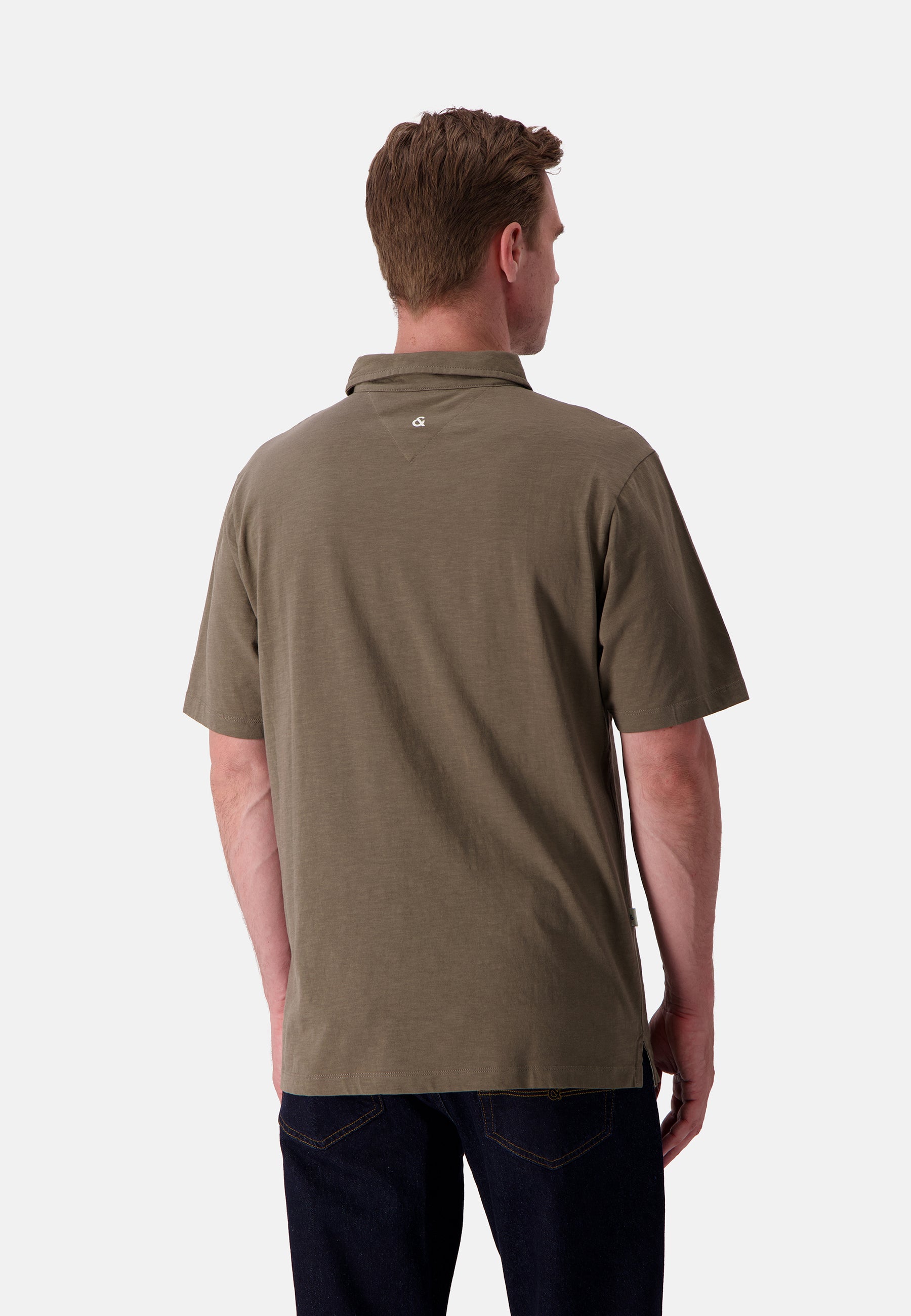 Polo Slub à Olive Polos Colours and Sons   