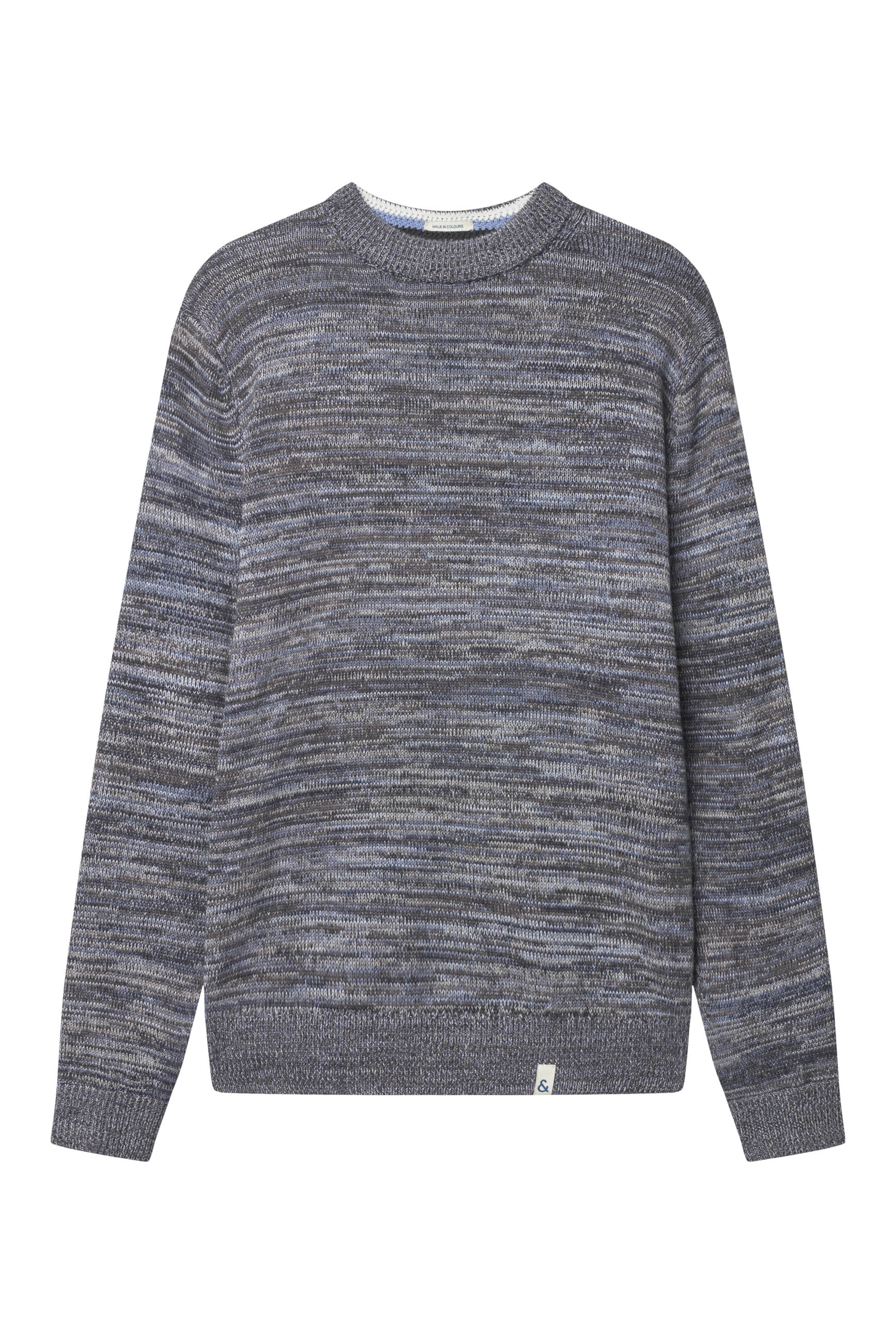 Roundneck Mouliné en pierre Pull en mouliné Colours and Sons   