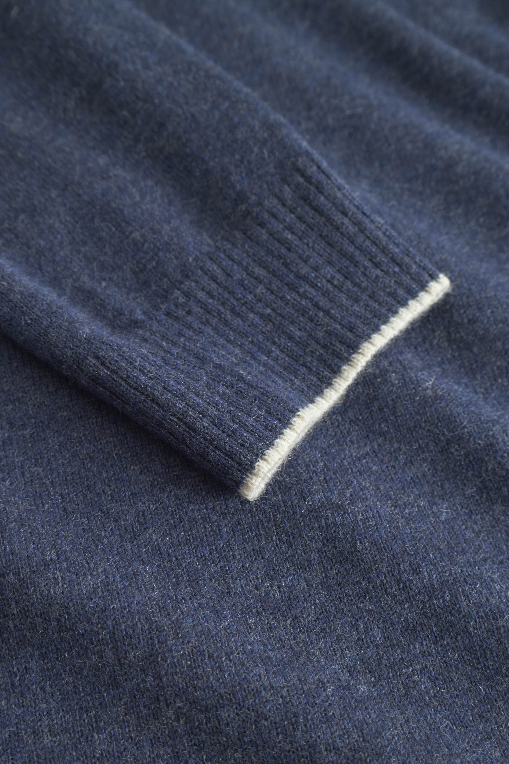 Roundneck Merino Blend in Navy Pullover Colours and Sons   