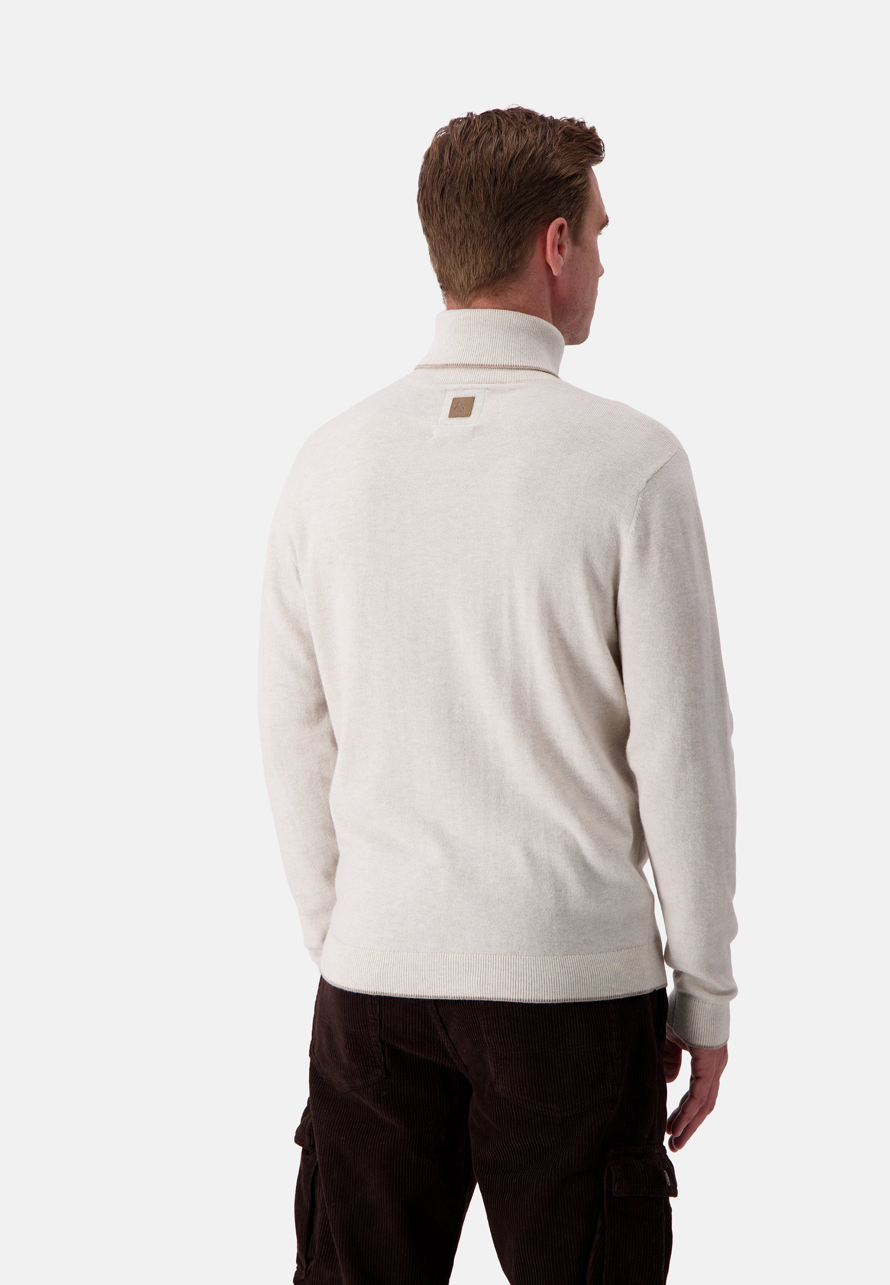 Turtleneck Merino Blend in Offwhite Pullover Colours and Sons   