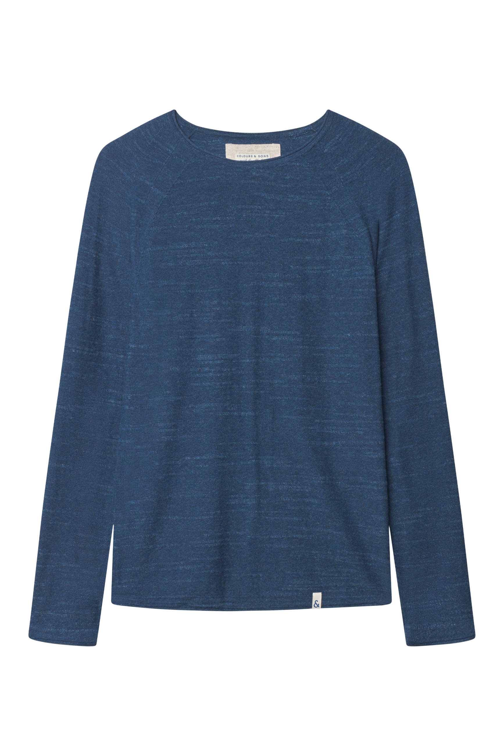 Roundneck Slub in Royal Pullover Colours and Sons   