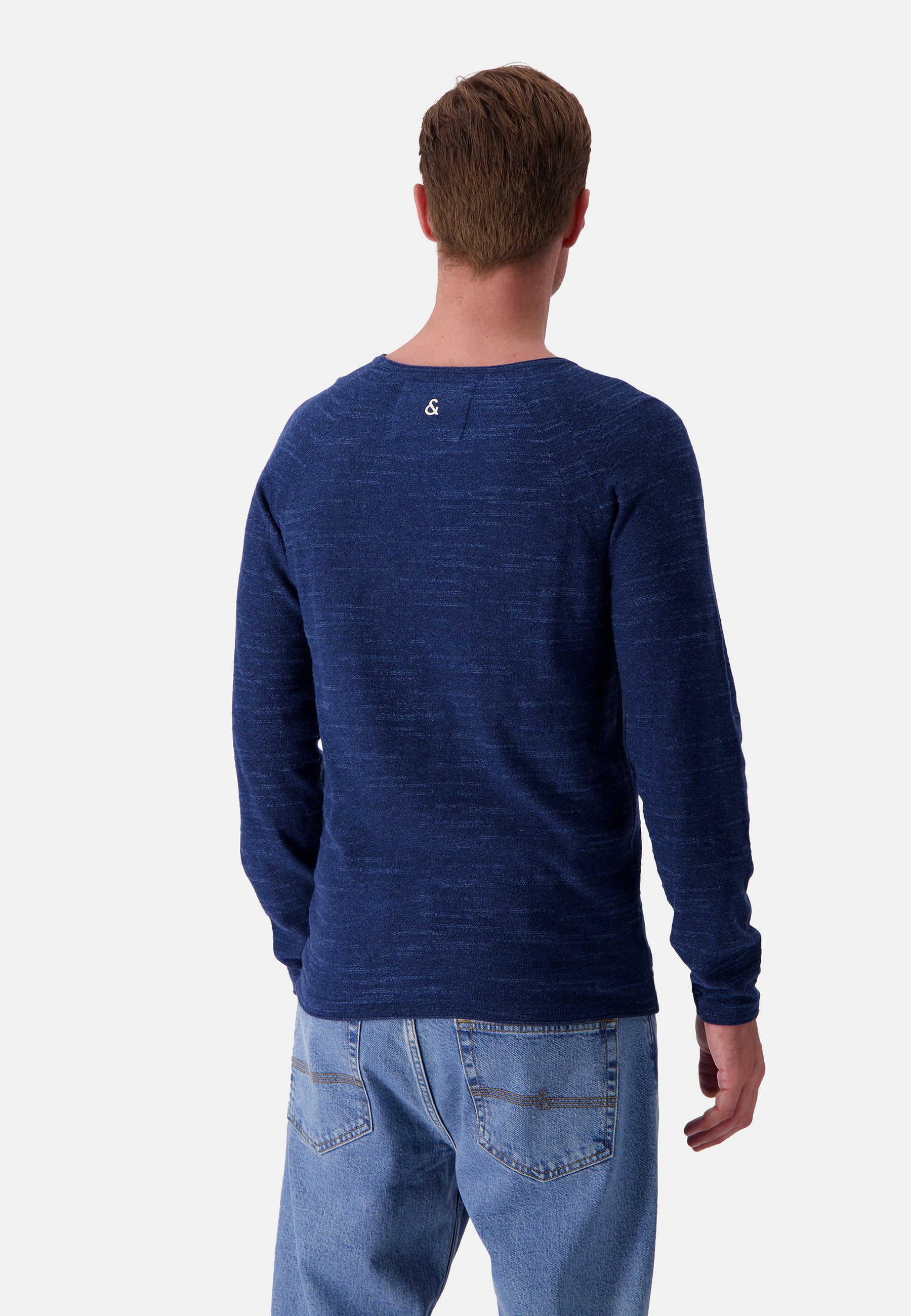 Roundneck Slub in Royal Pullover Colours and Sons   