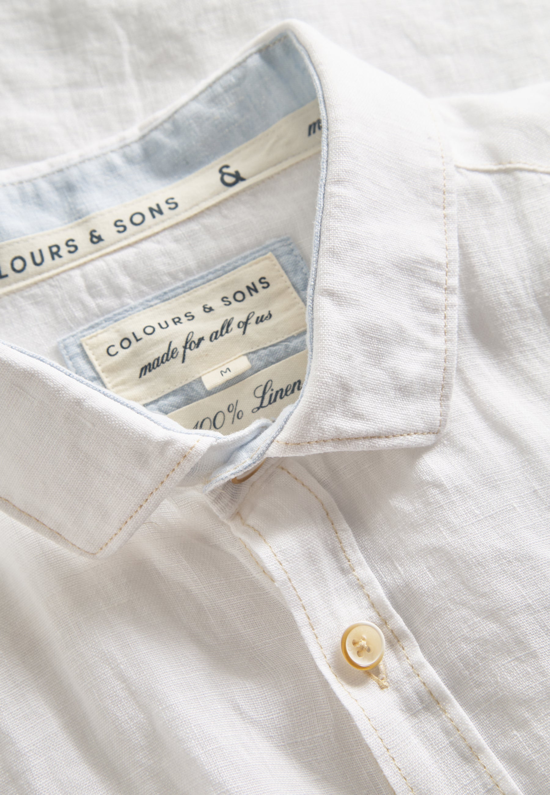 Chemise-Lin en Chemises Blanches Colours and Sons   