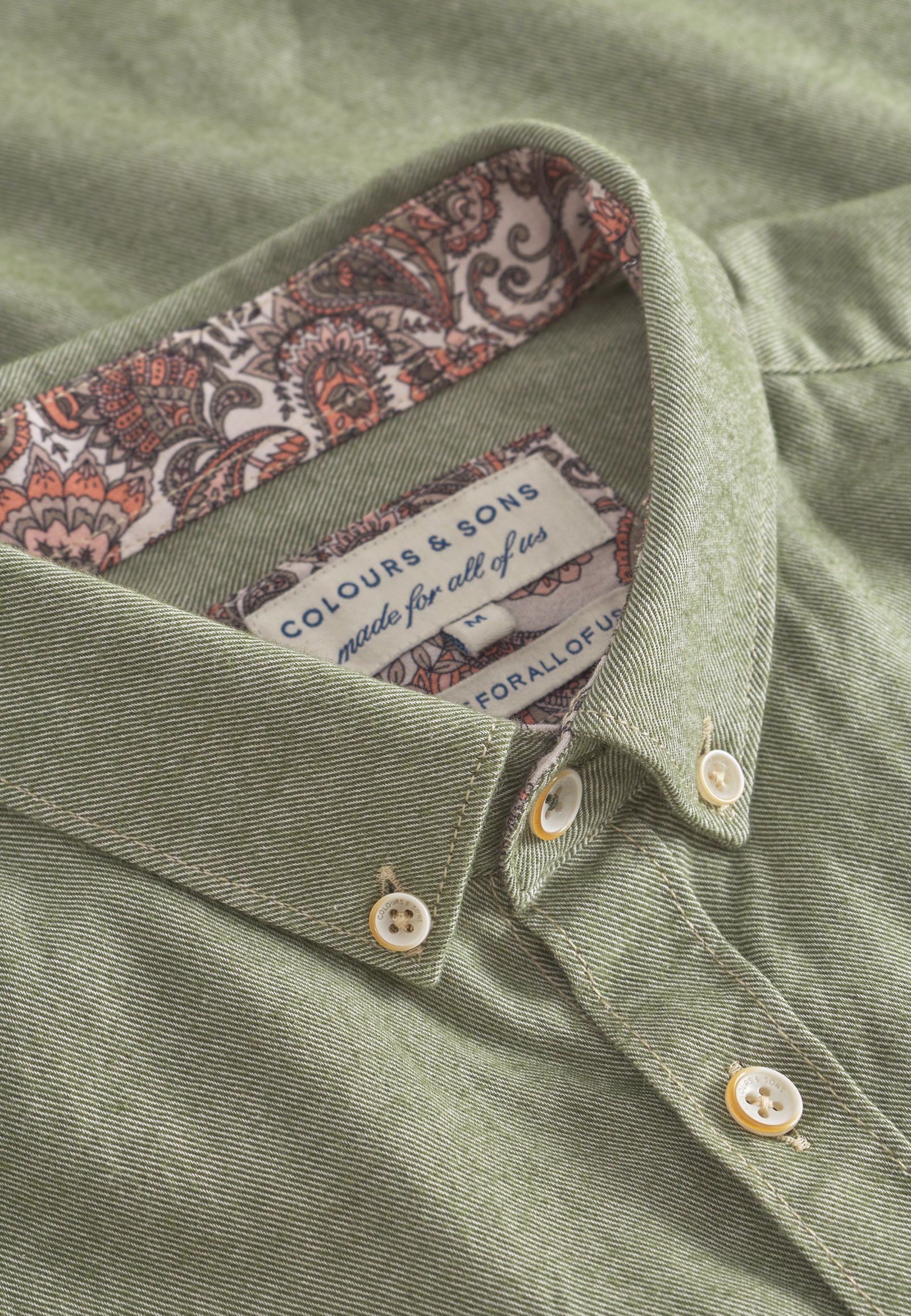 Chemise Brushed Twill dans Chemises Clover Colours and Sons   