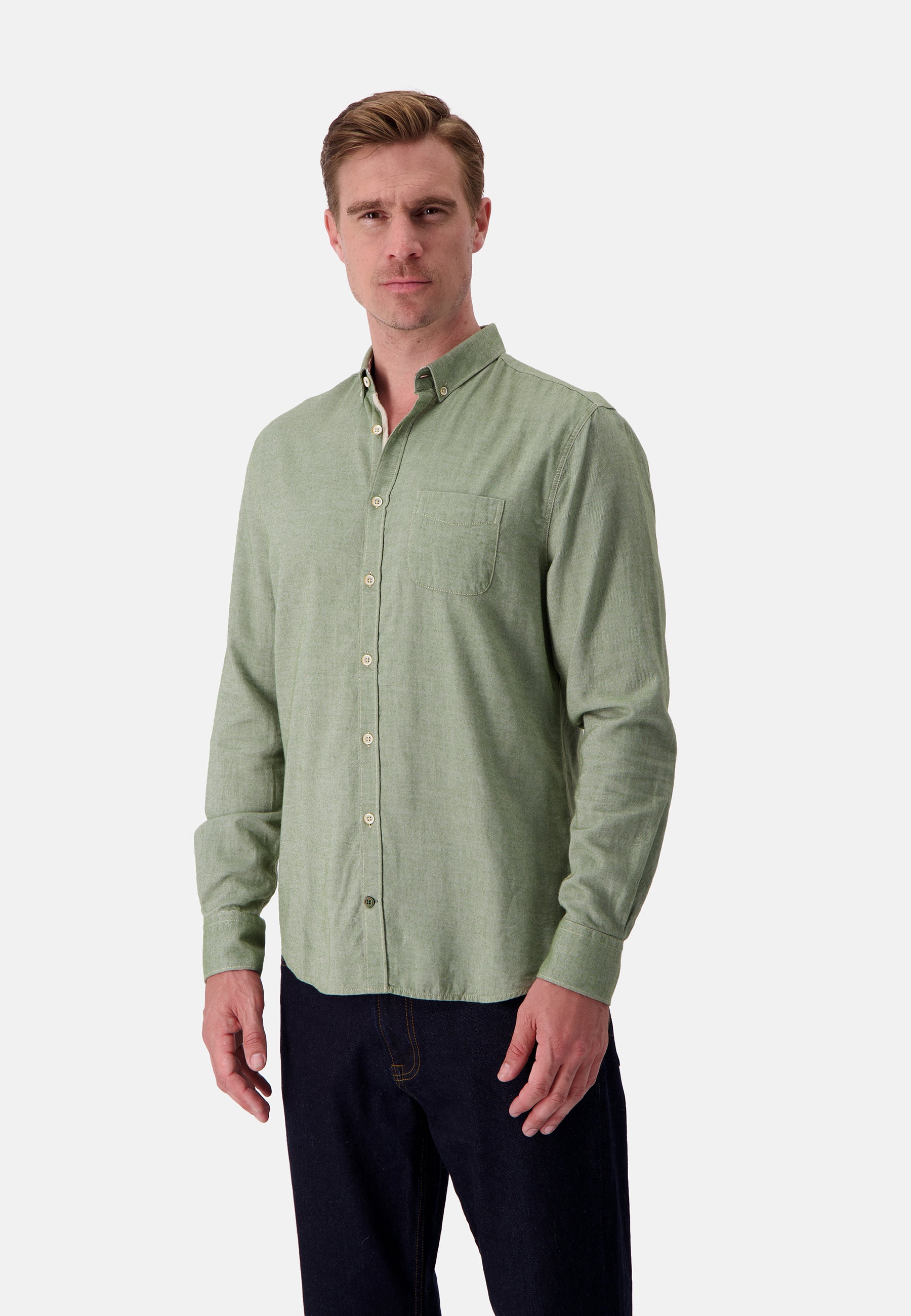 Chemise Brushed Twill dans Chemises Clover Colours and Sons   