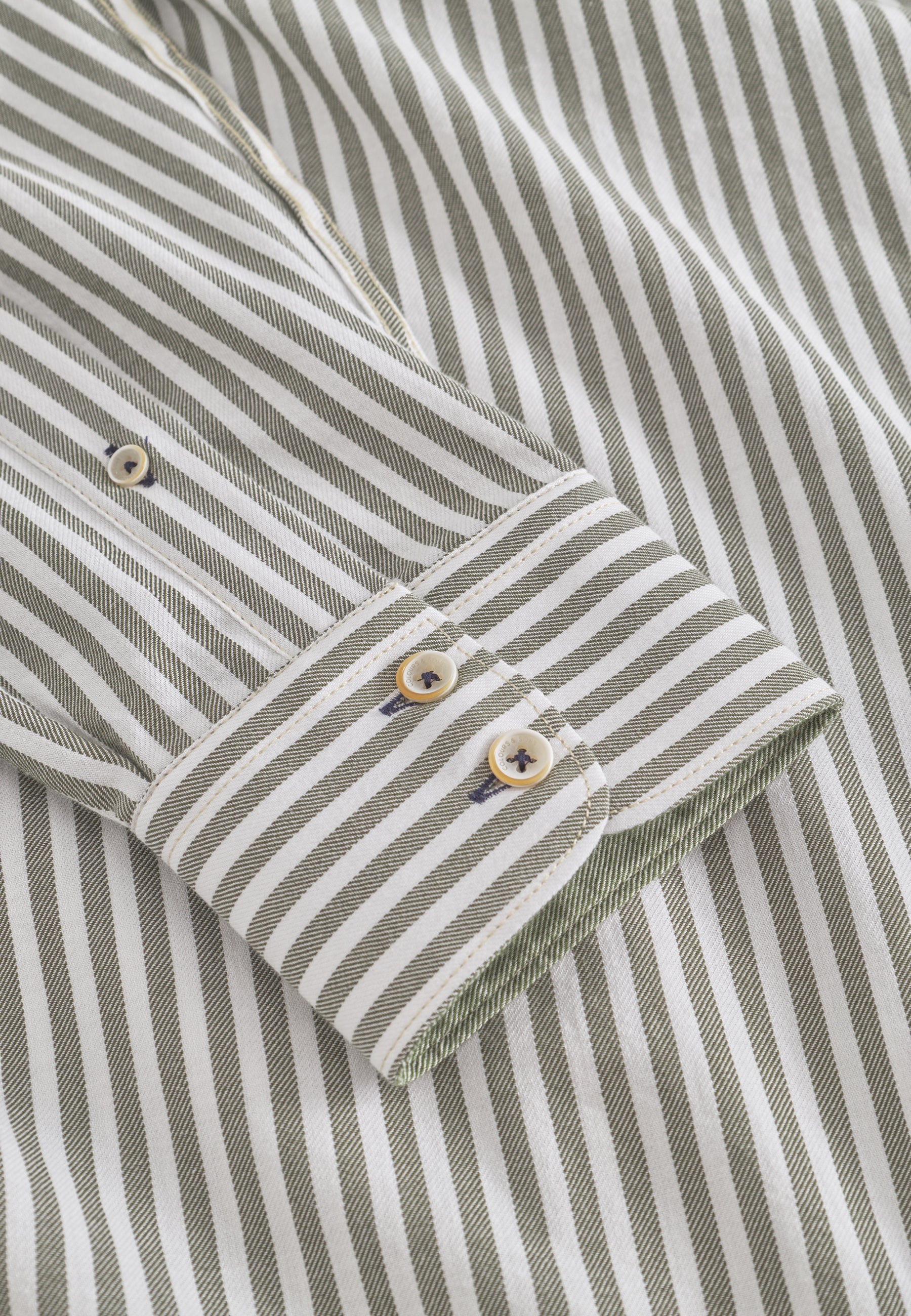 Chemise Brushed Twill Stripes à Clover Stripes Chemises Colours and Sons   