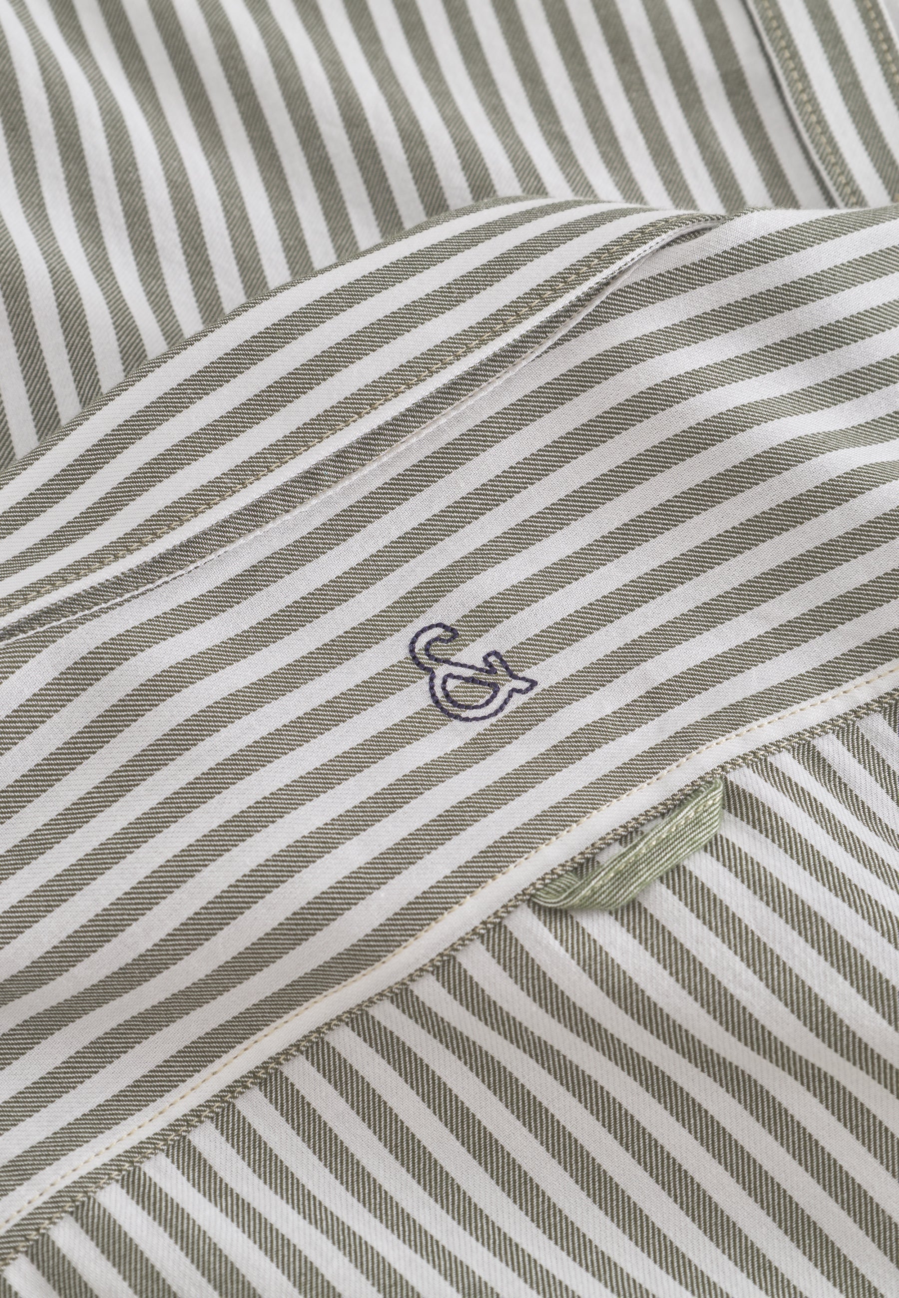 Chemise Brushed Twill Stripes à Clover Stripes Chemises Colours and Sons   