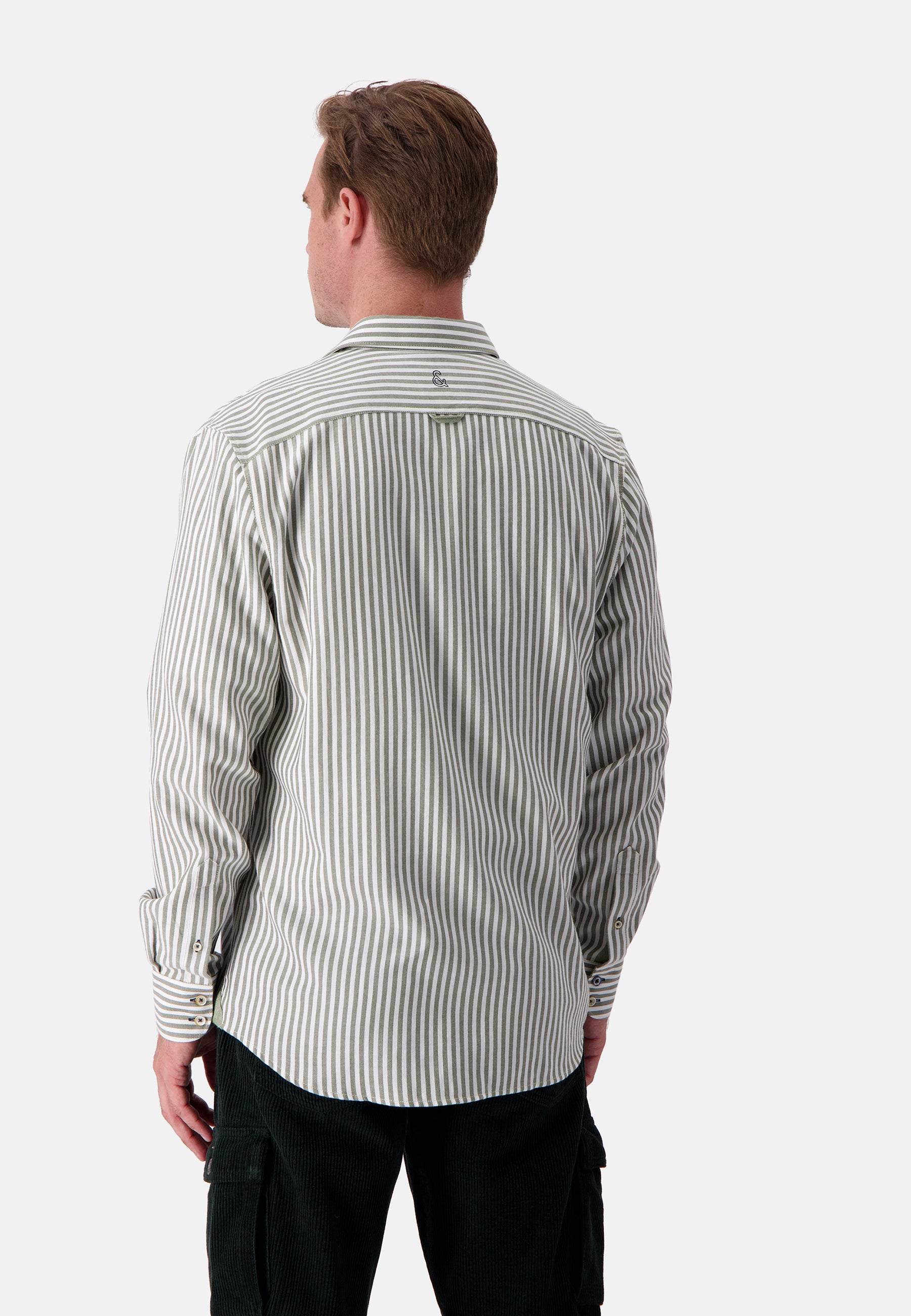 Chemise Brushed Twill Stripes à Clover Stripes Chemises Colours and Sons   